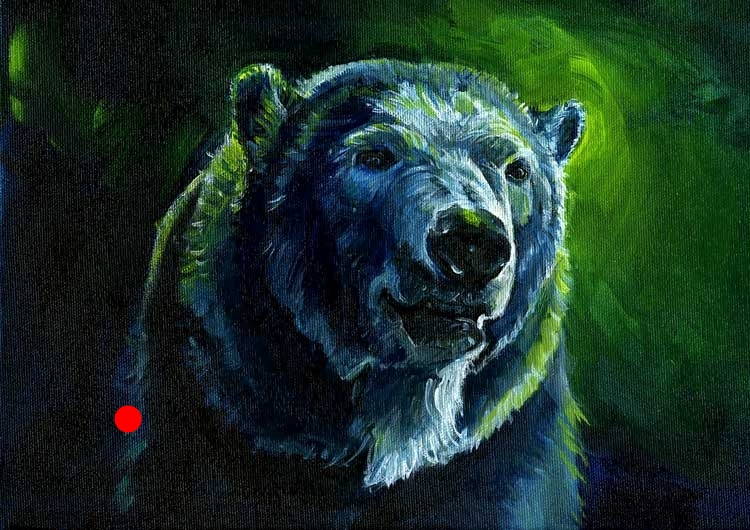 Sold. Polar Bear Art: Free Spirit