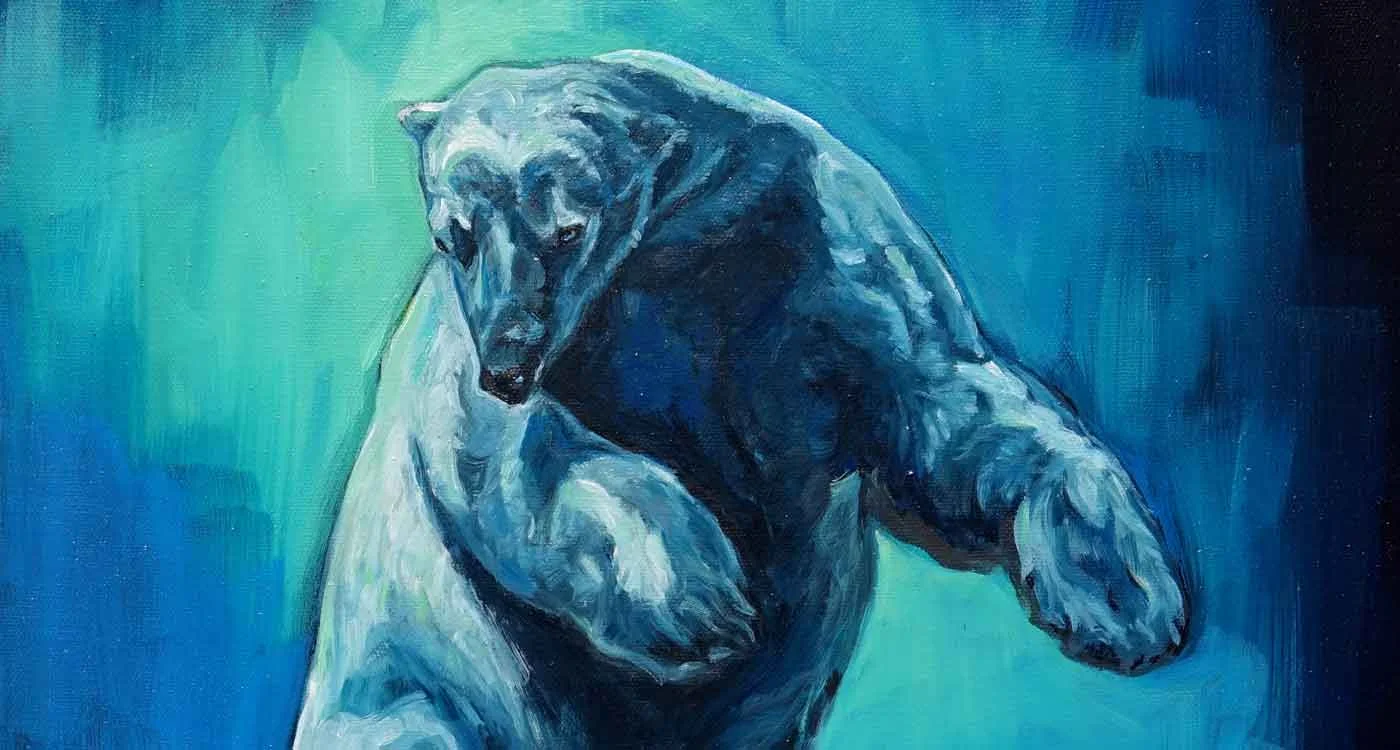 Detail of Beauty in Suspense © ChristineMontague.com