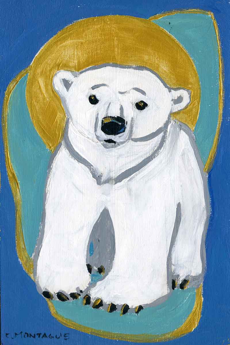 Sun Halo Polar Bear Cub  2
