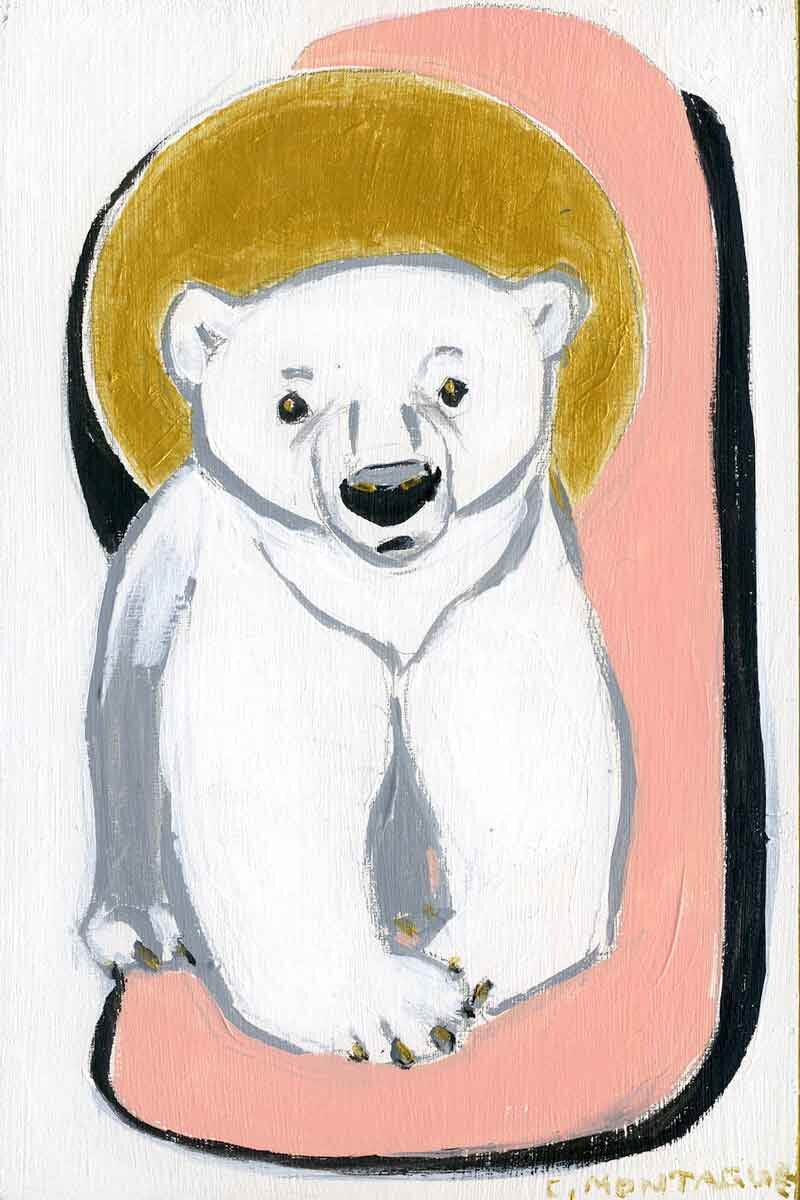 SOLD. Polar Bear Pink