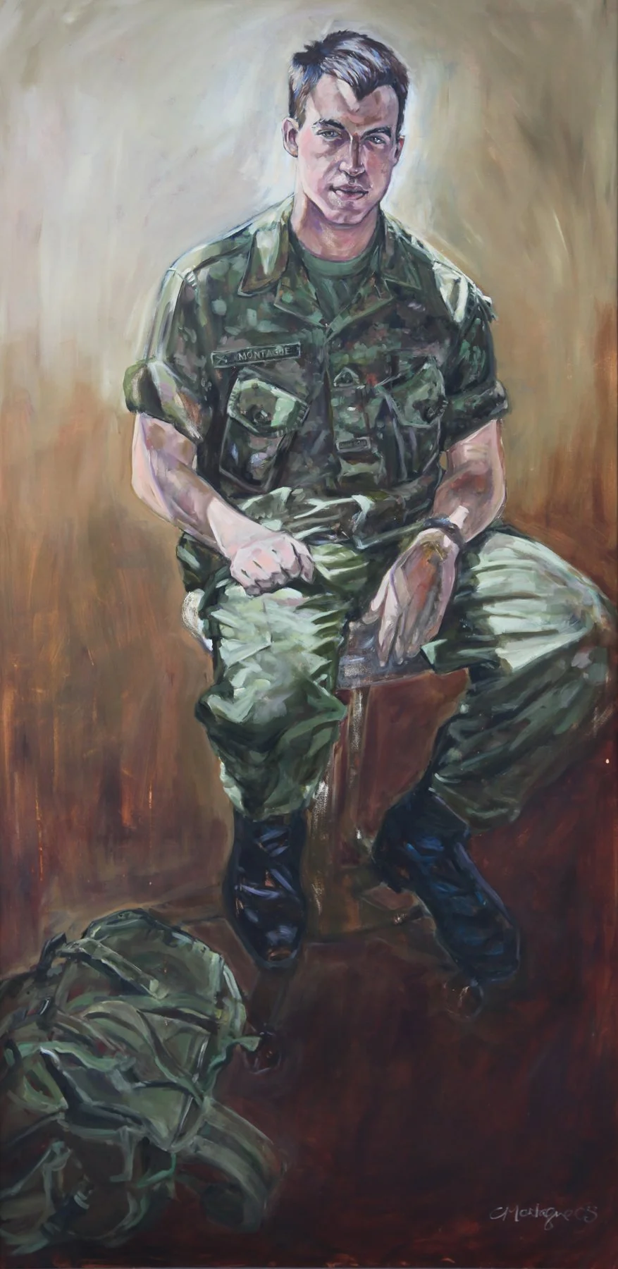 Portrait Of A Young Soldier - Private Romeo