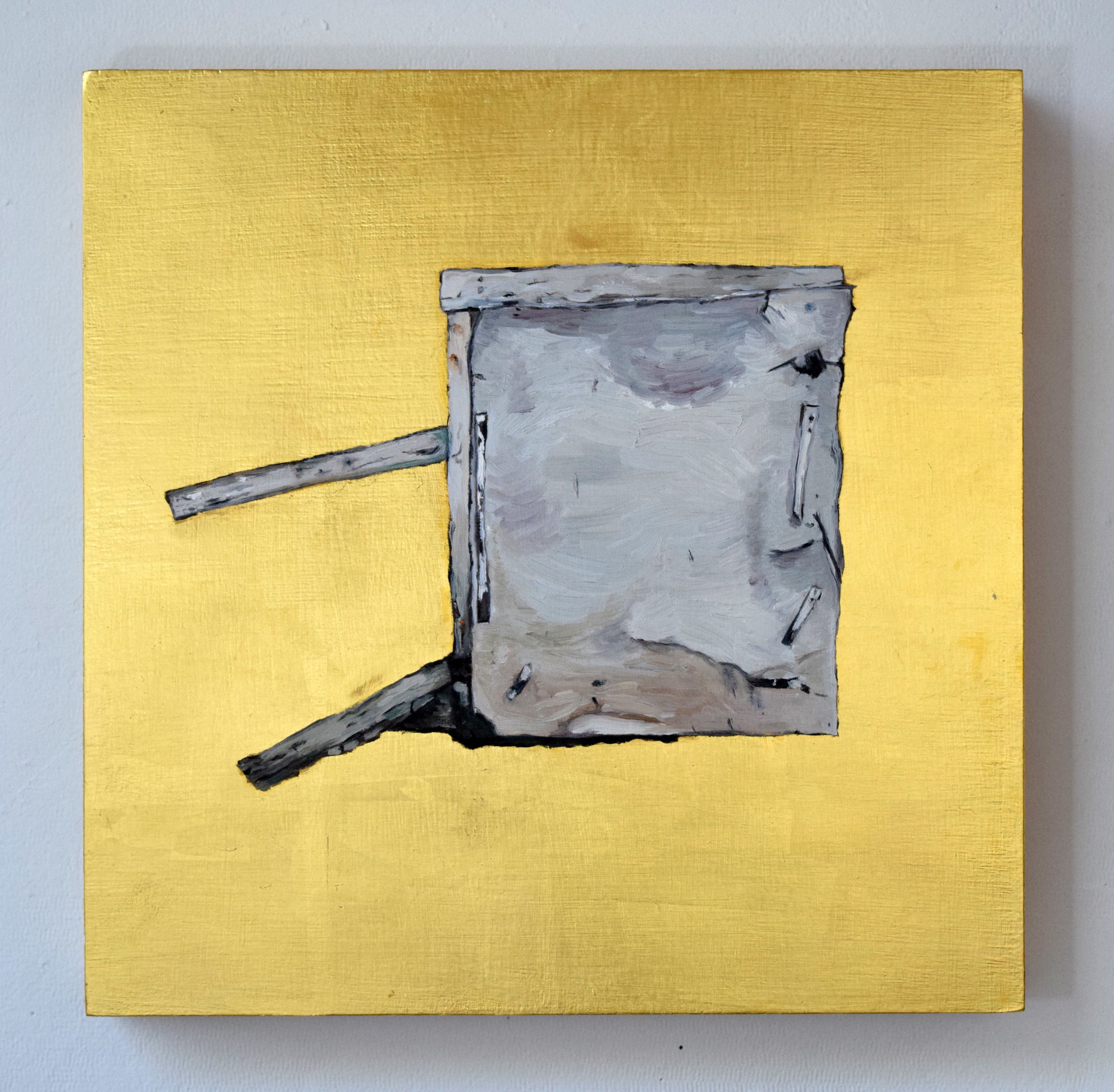  Waitsfield I, Oil and Gold Leaf on Panel, 2016 