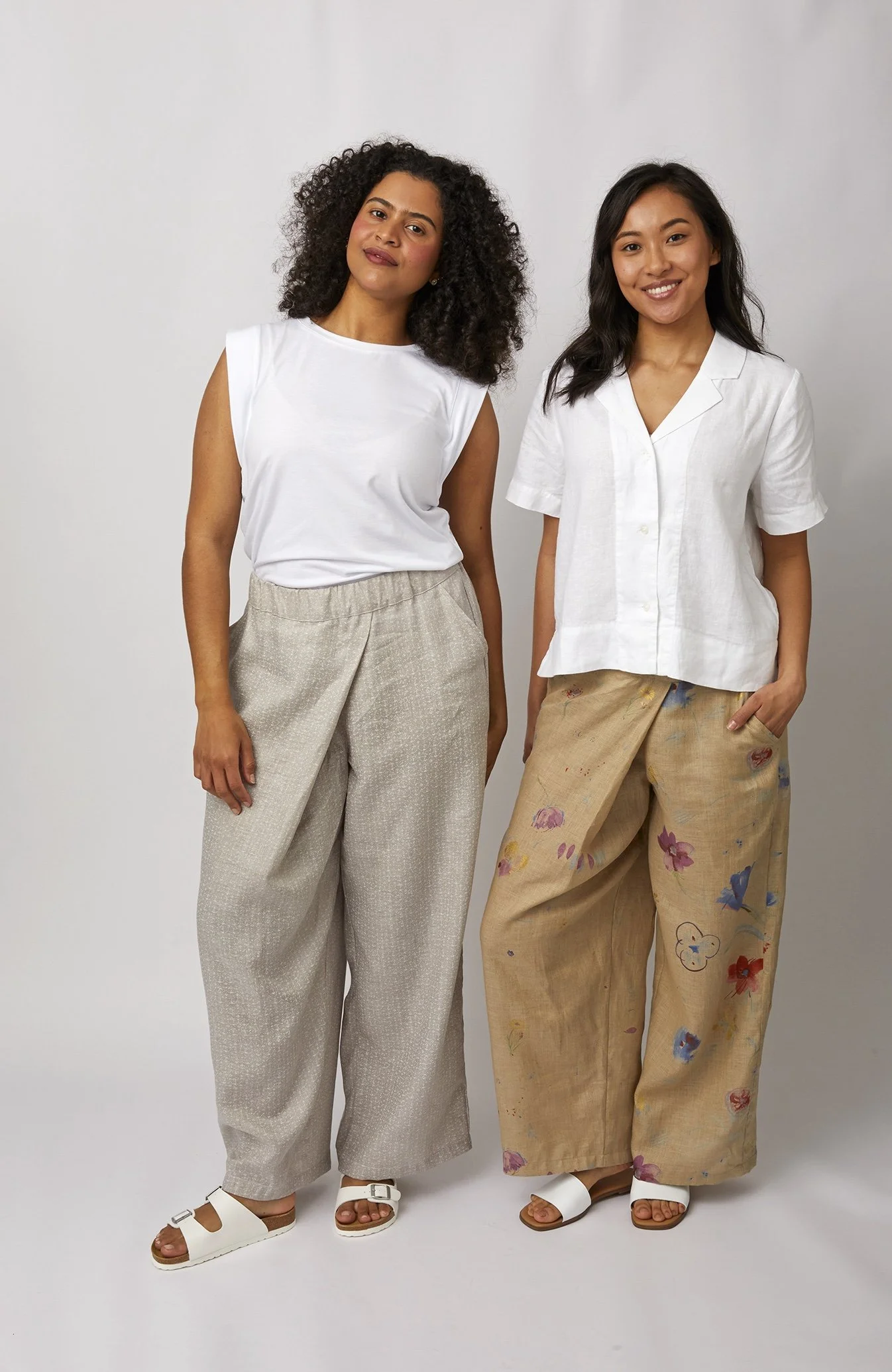 ZW4080 Nani Iro Studio Trousers Beige Duo.jpg
