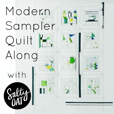 Join Caitlin of Salty Oat for a QAL featuring Yoshiko Jinzenji's Modern Sampler Quilt. Make one block each month, then share your progress with fellow Jinzenji enthusiasts. Not only will you have a beautiful quilt at the end of the QAL, you'll be eligible to win great prizes. Check out the Salty Oat blog for more details by clicking on the above image. 