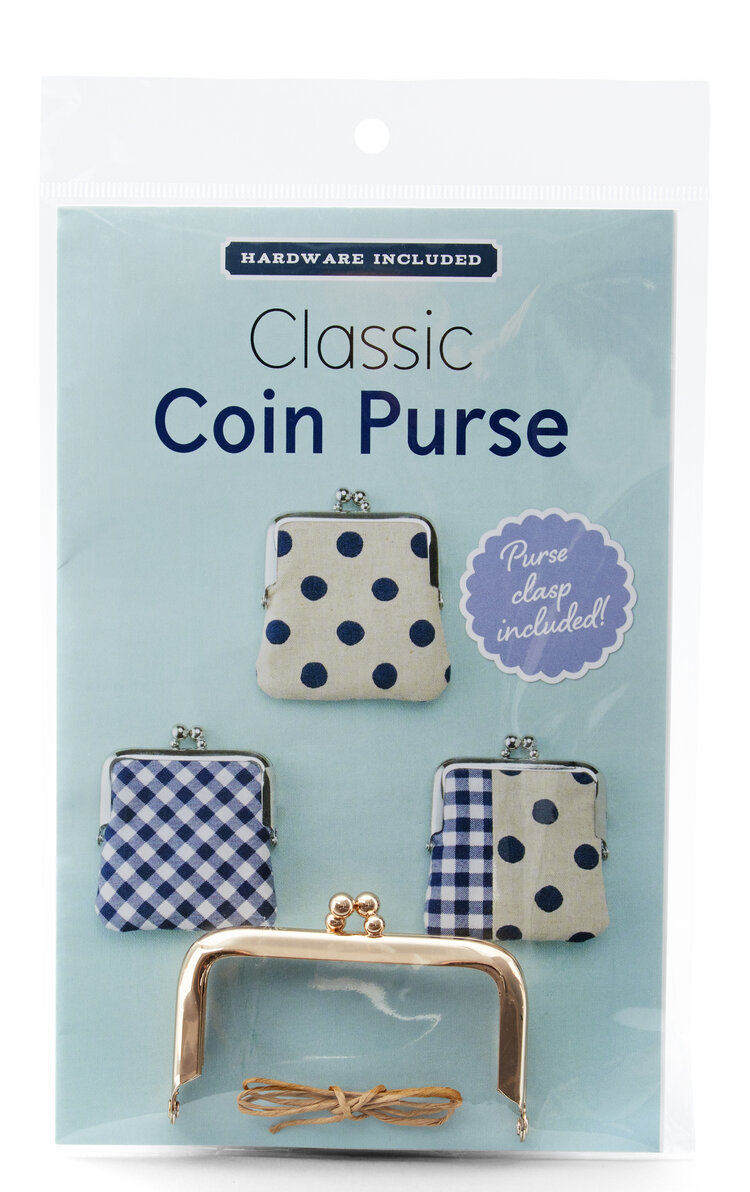#ZW6332  Classic Coin Purse Kit with Rose Gold Clasp — Zakka Workshop  Retail