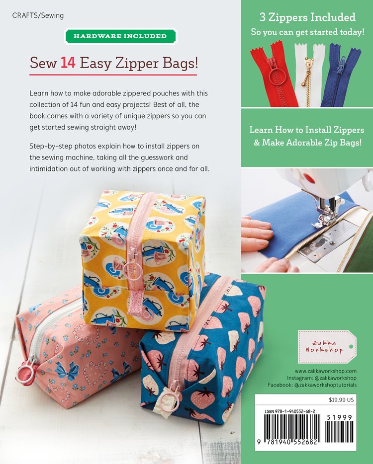 The Zipper Pouch Book — Zakka Workshop Retail