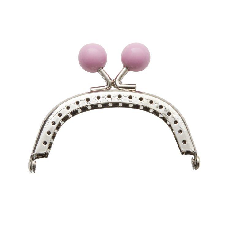 ZW6417  9 Pink Hoop Pull Zipper (2 pk) — Zakka Workshop