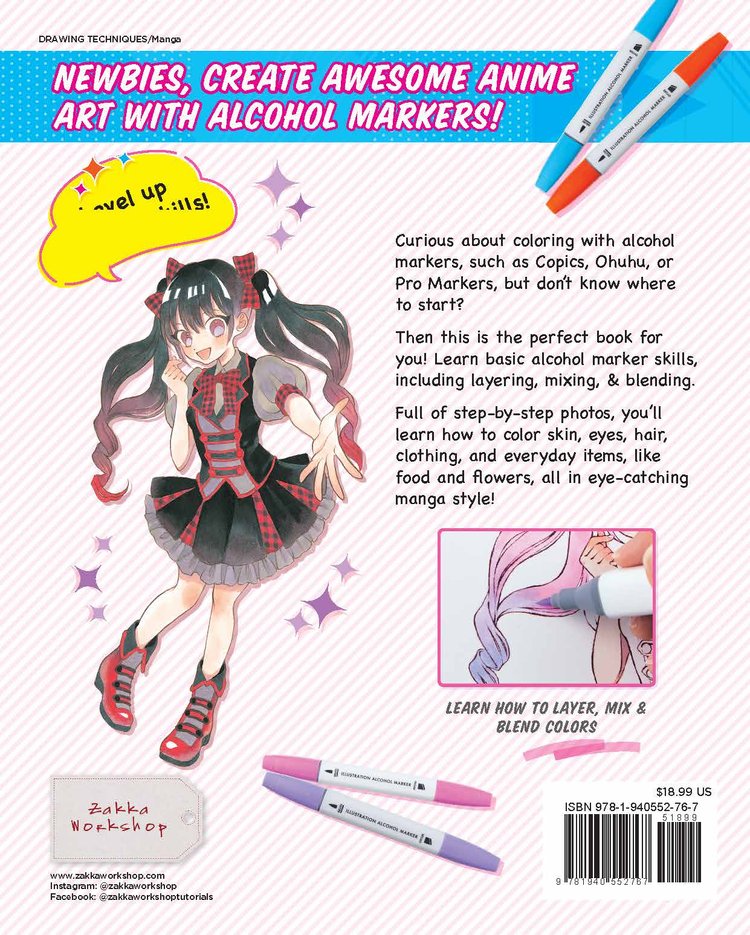 Manga Artists' Beginner's Guide to Alcohol Markers — Zakka