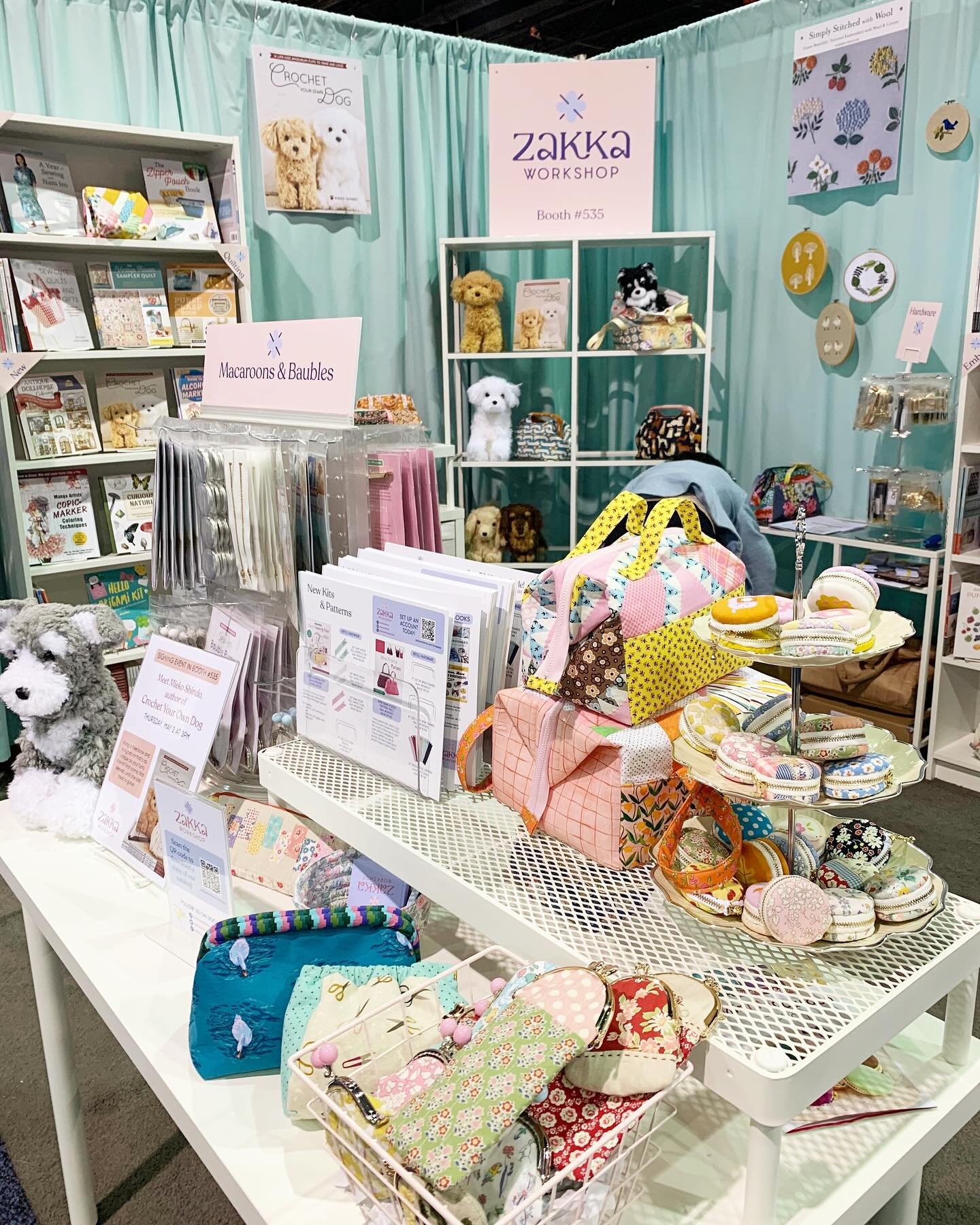 Come visit us today at @hhamericas in booth 535 we are ready to have more fun and make new friends!!
.
.
#zakkaworkshop #hhamericas #craftshow