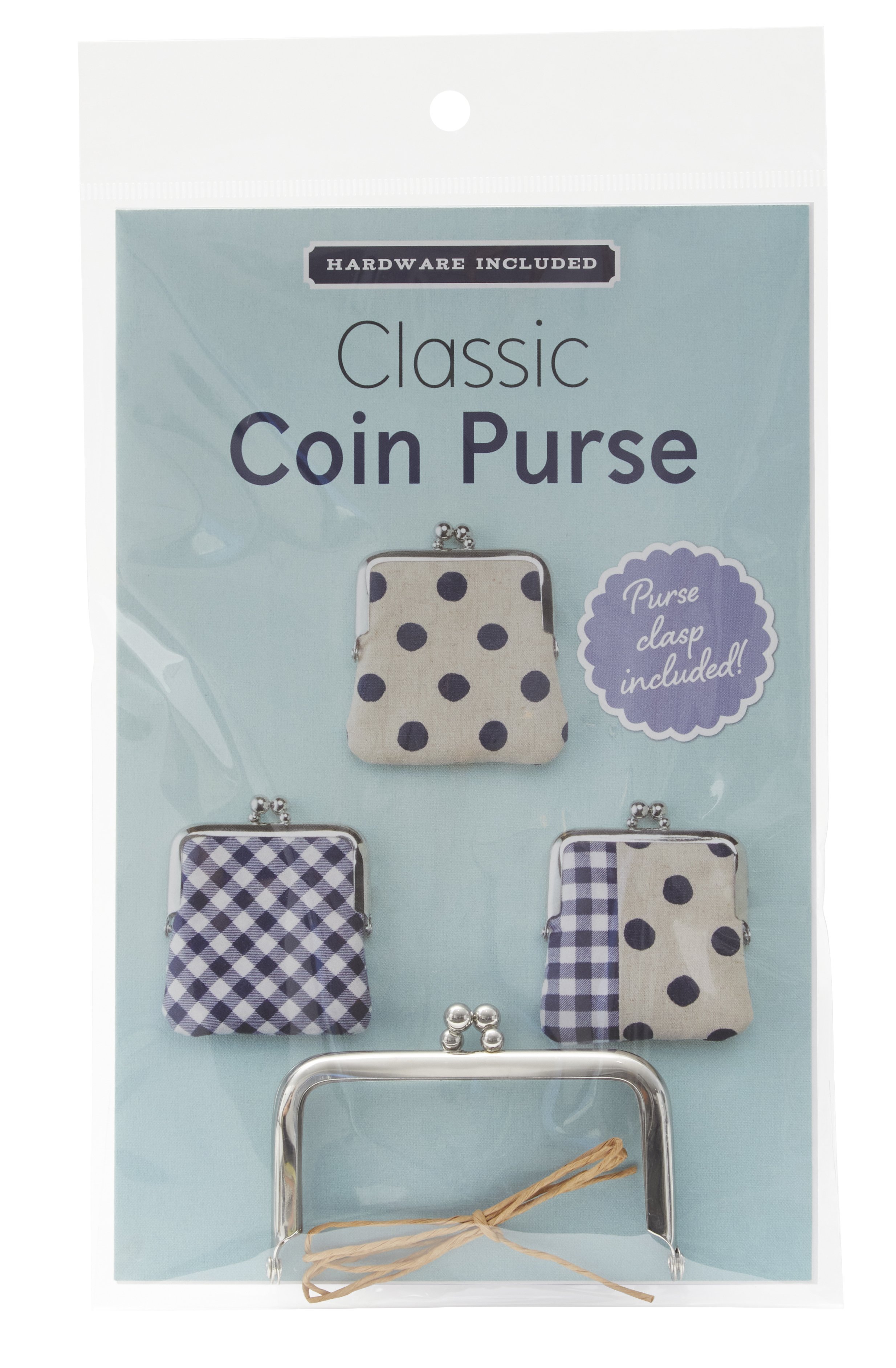 #ZW6332  Classic Coin Purse Kit with Rose Gold Clasp — Zakka