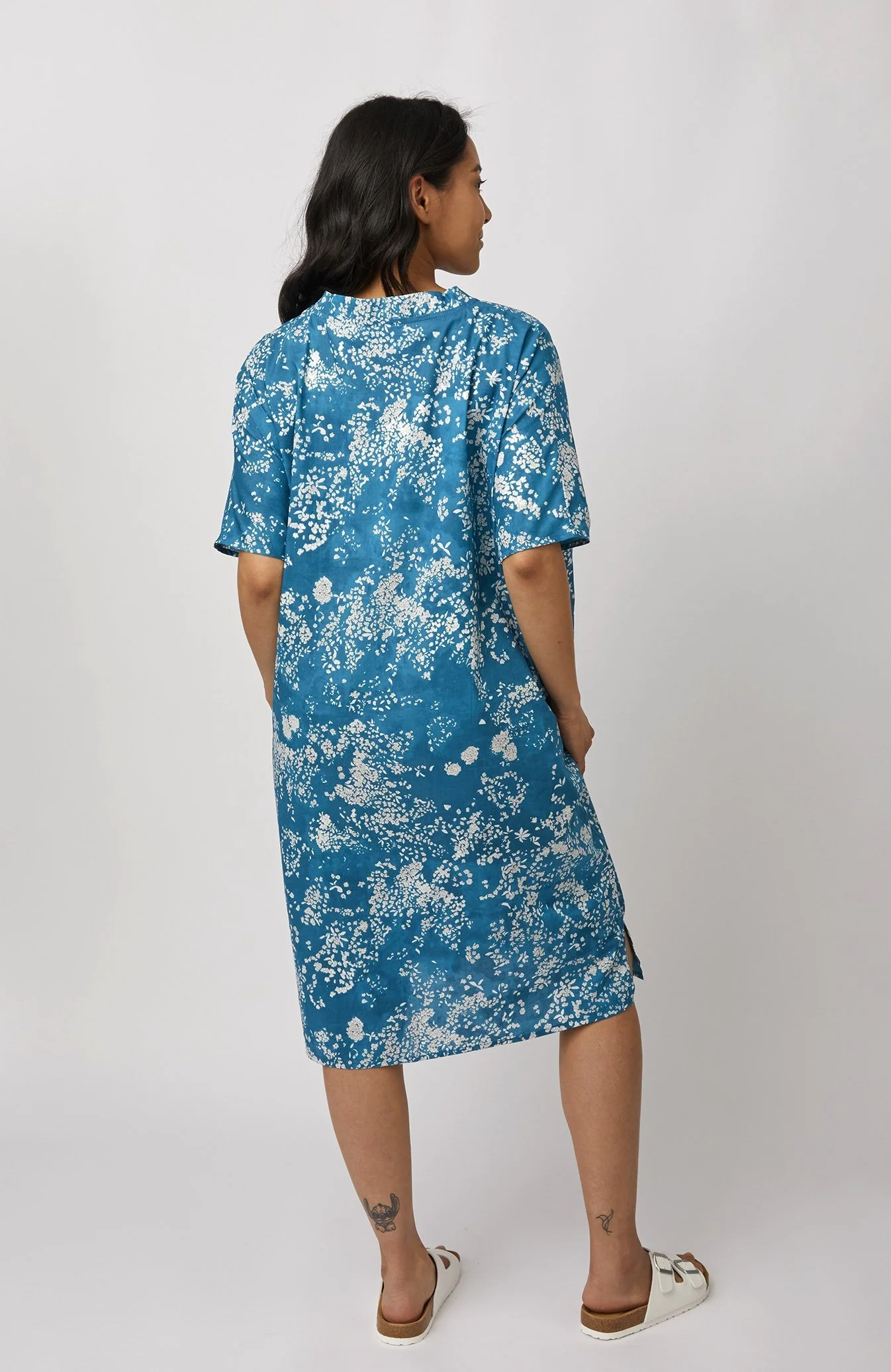 ZW4110 Nani Iro Artist Tunic Dress with Collar Back.jpg
