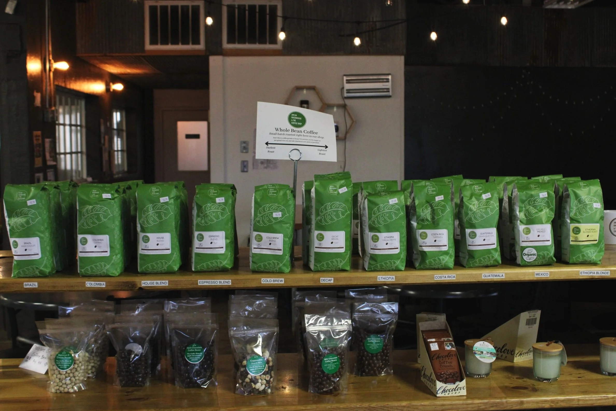 The Coffee Shop Menu — Joplin Greenhouse & The Coffee Shop