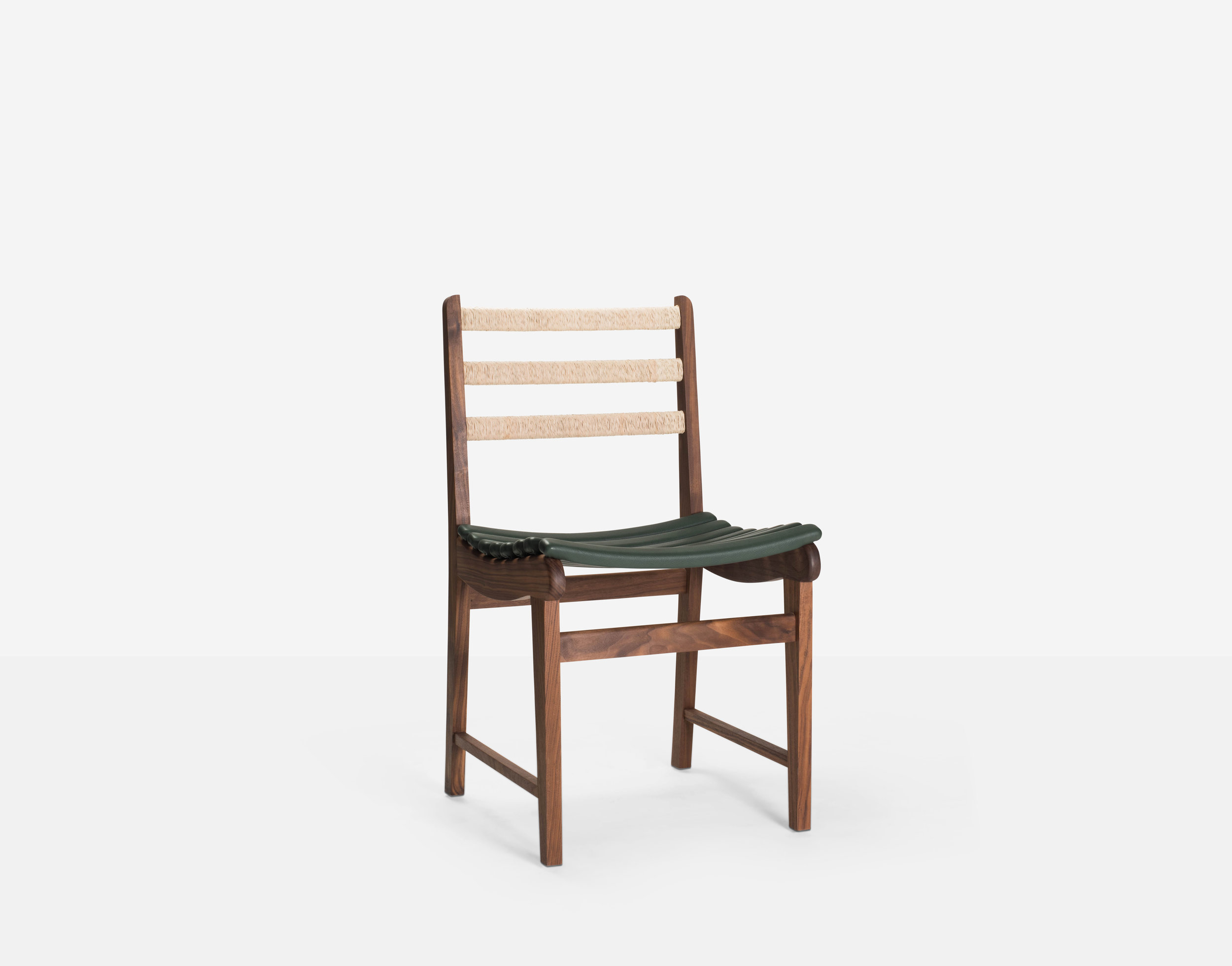 Luteca_MvB_San Miguelito-Dining Chair_Walnut_Green-Leather_FP-W.jpg