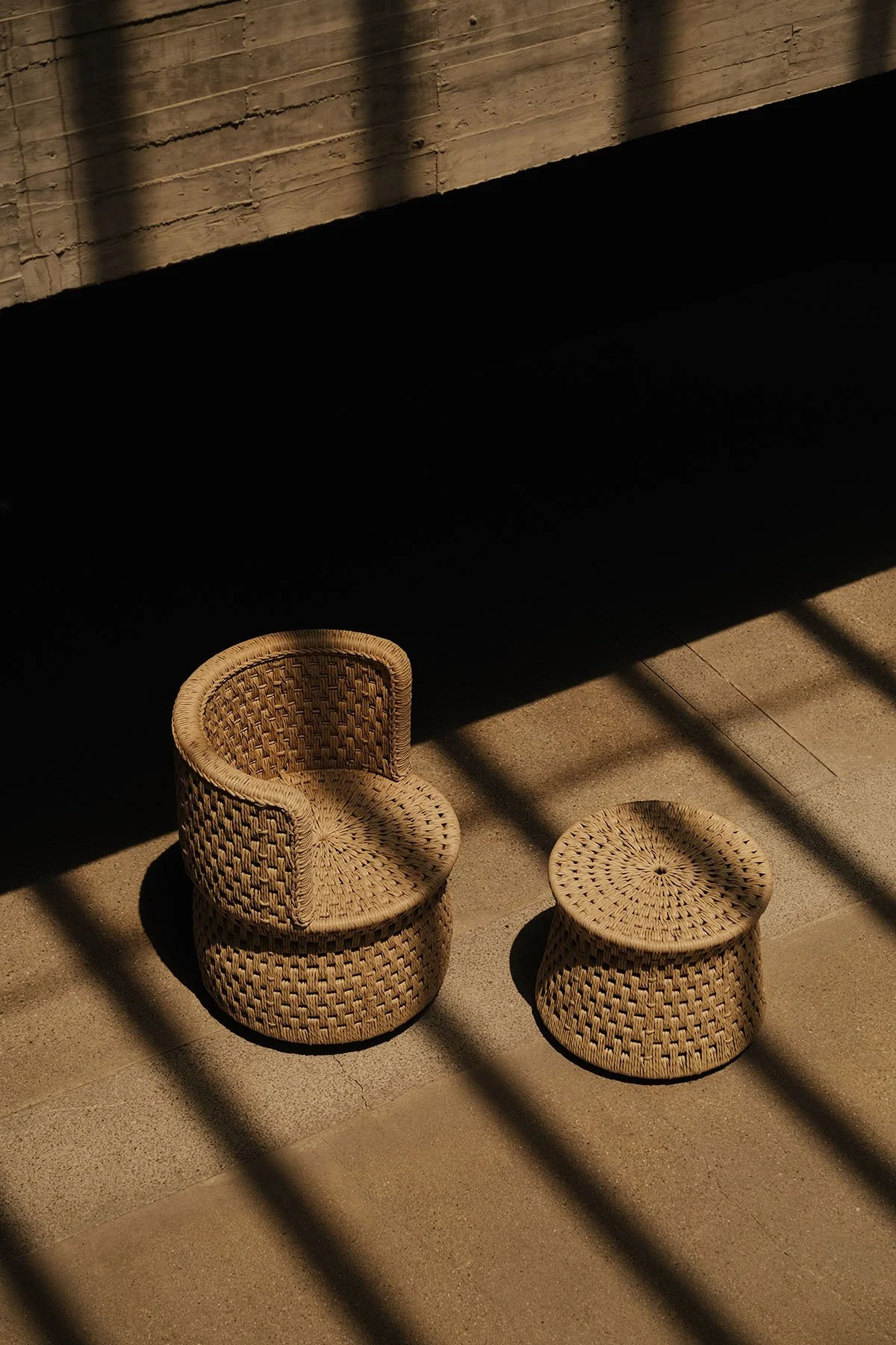 Luteca_Woven Outdoor Twisted Palm Chair and Stool-1.jpg