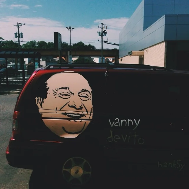 I thought maybe I’d show y’all some more quirky public art stuff happening in Chicago right now. New York street artist #hanksy came through and this is now my most favorite pun ever. (Spotted in Logan Square outside Gaslight Coffee ) @brentknepper #outwithlocals #localxChicago