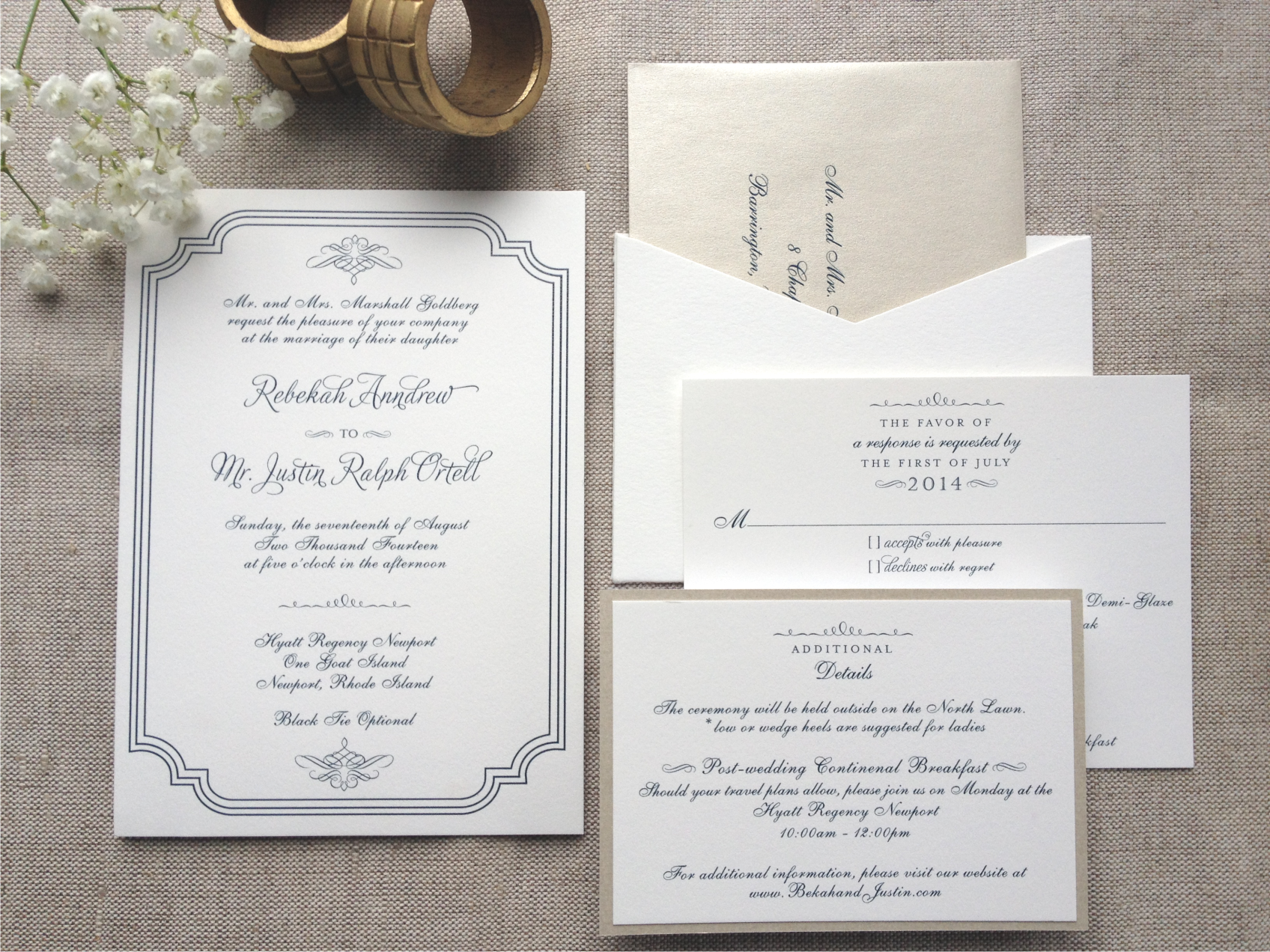 Traditional Invitation with Navy Thermography.png