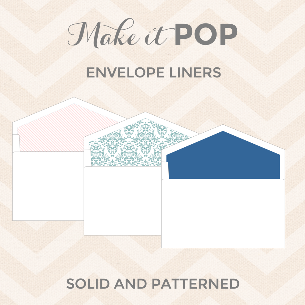 Envelope Liners — Little Birdie Papercraft & Design