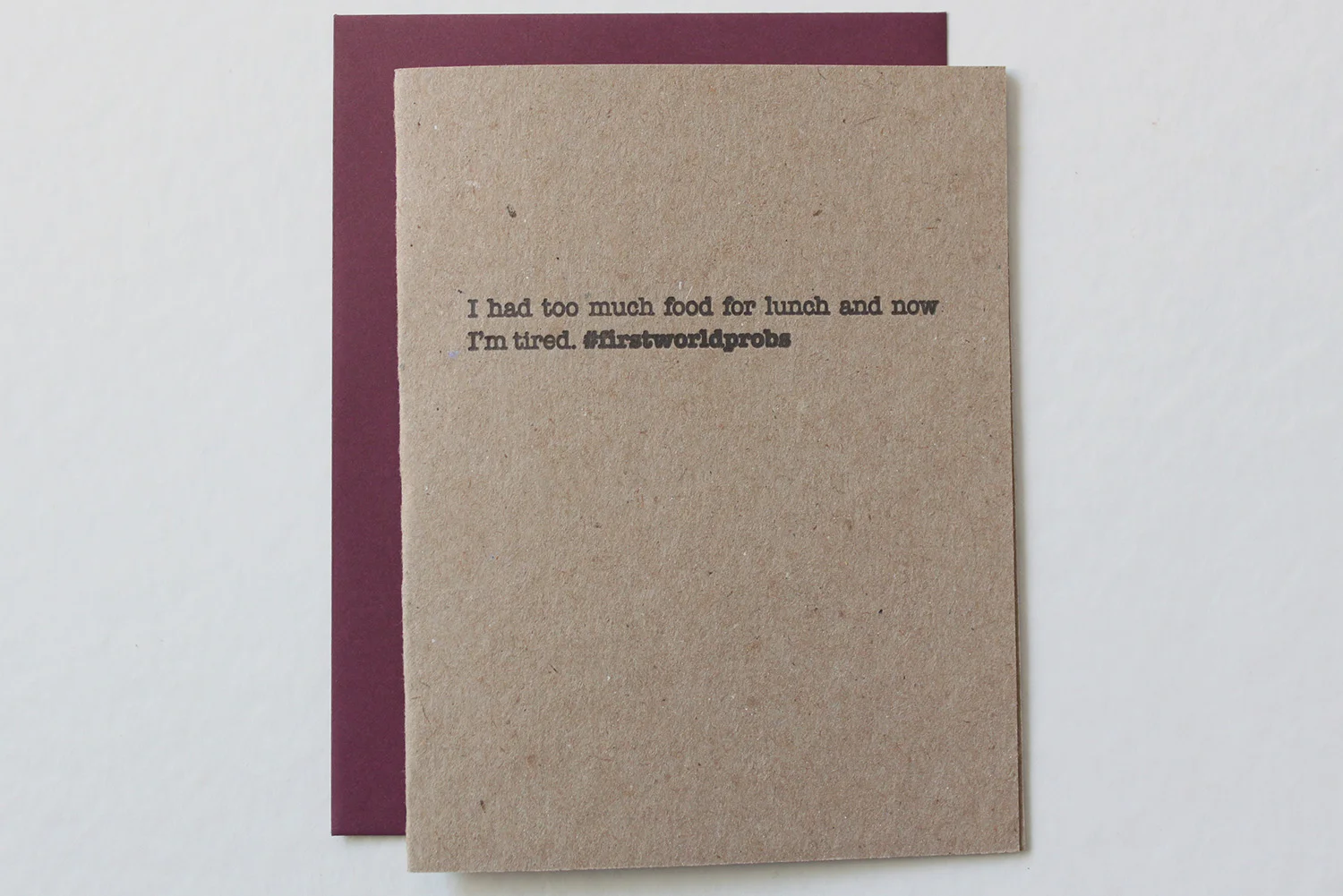 Letterpress First World Probs