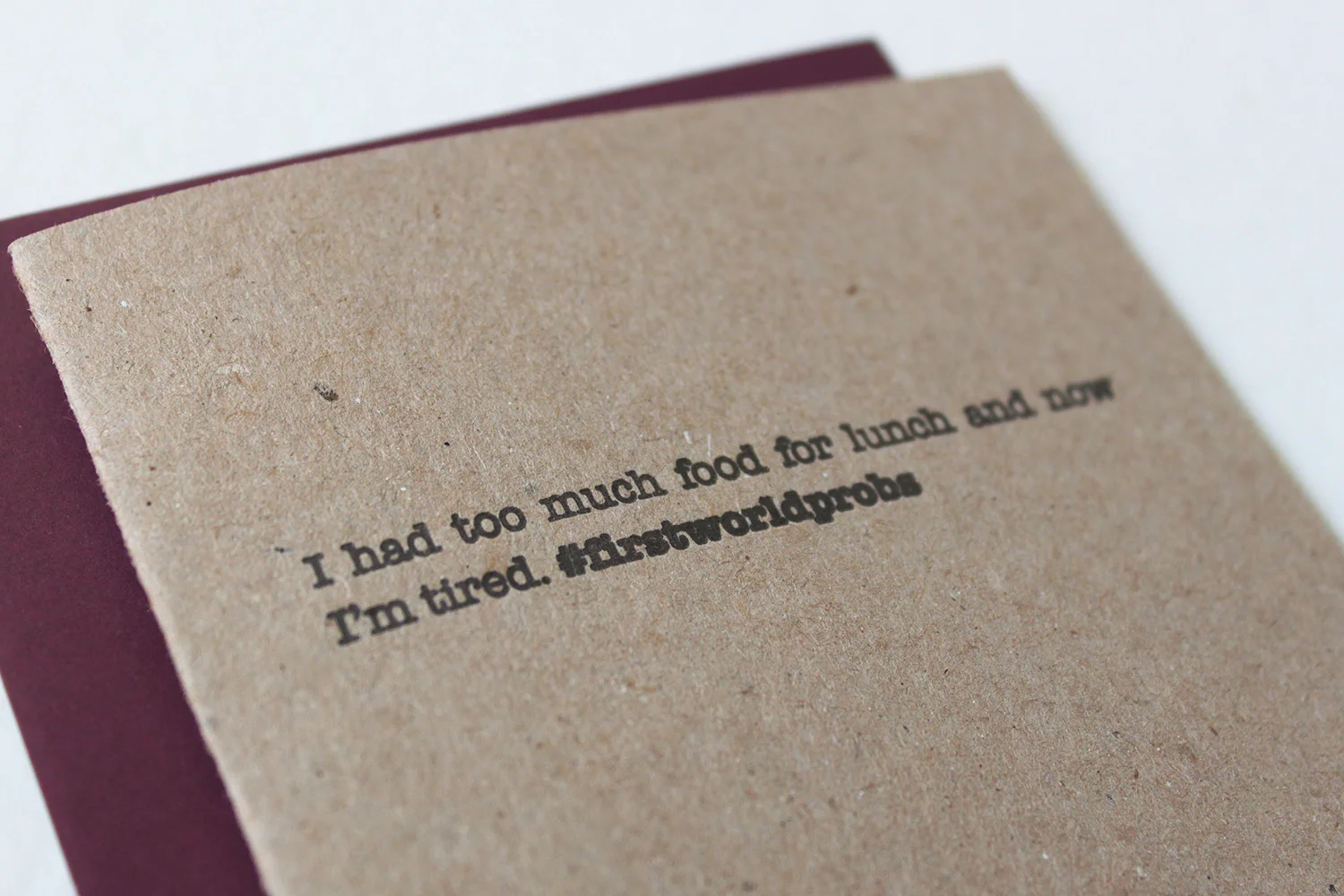Letterpress First World Probs