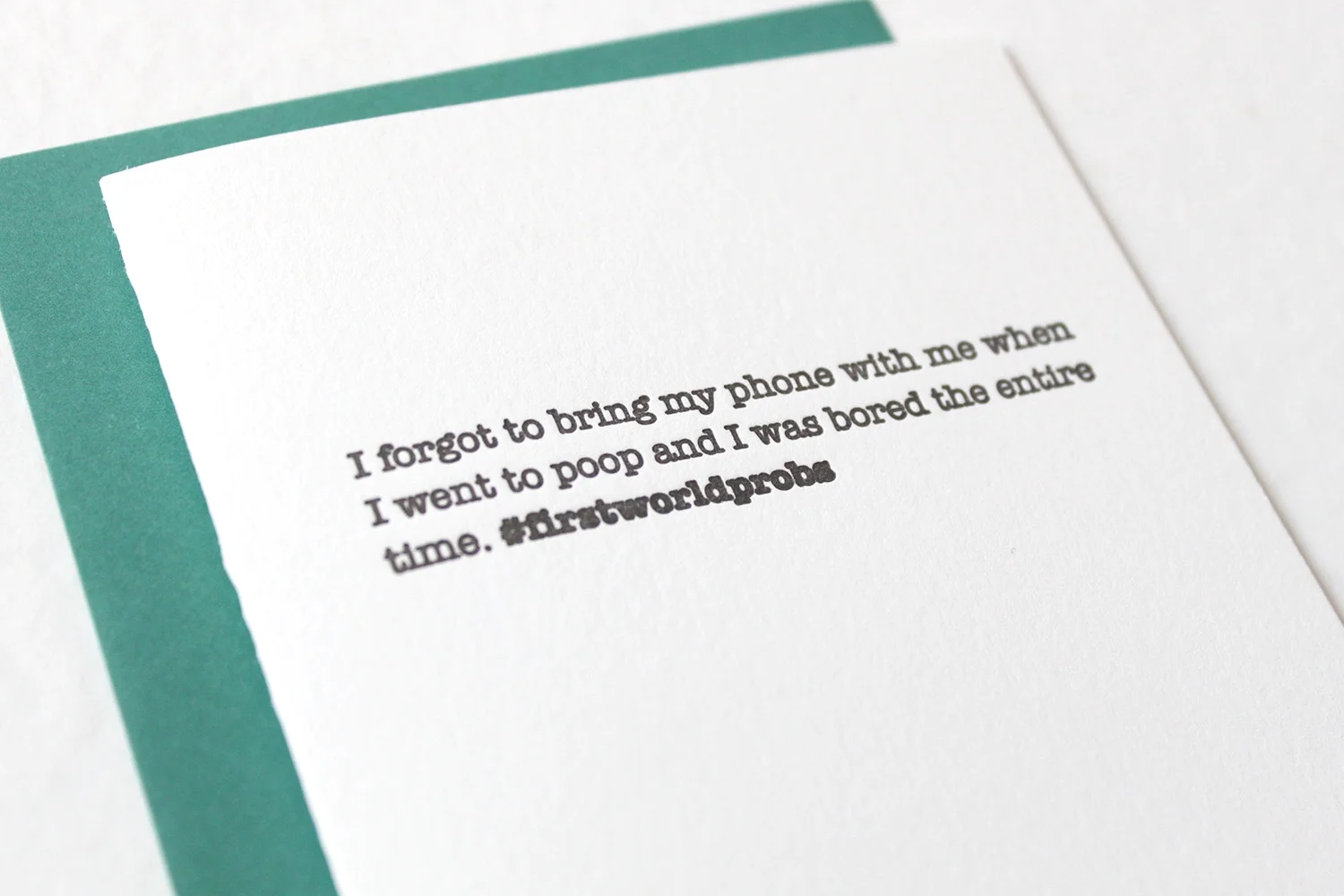 Letterpress First World Probs