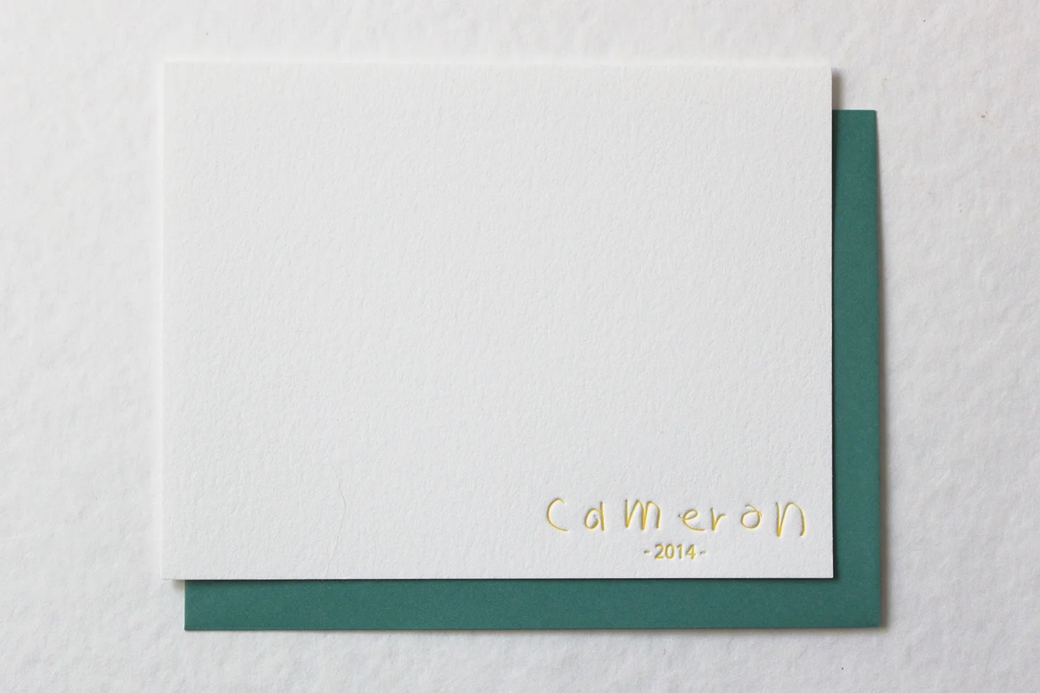 Letterpress Custom Stationery