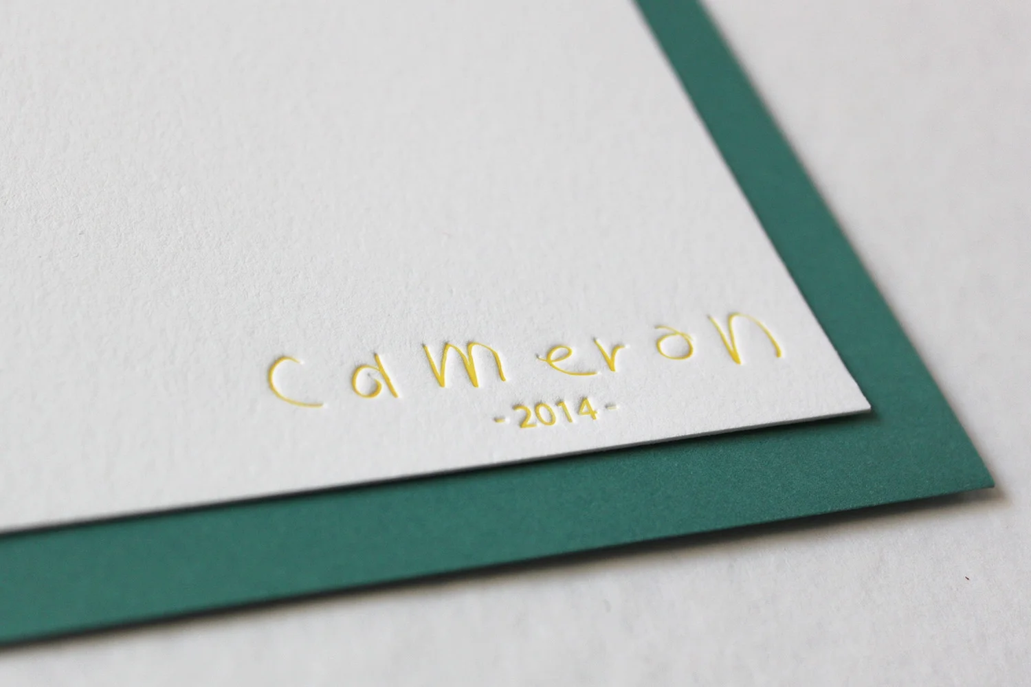 Letterpress Custom Stationery