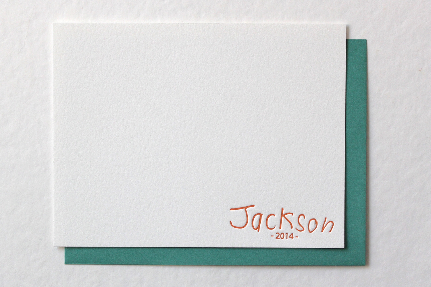 Letterpress Custom Stationery