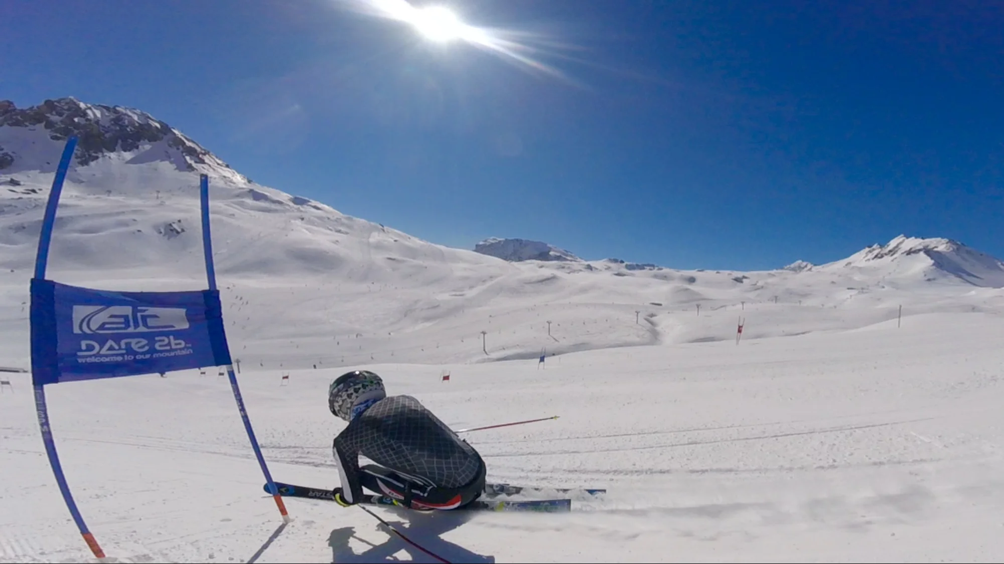Training on in Val D'Isere on the ATC Tignes training week