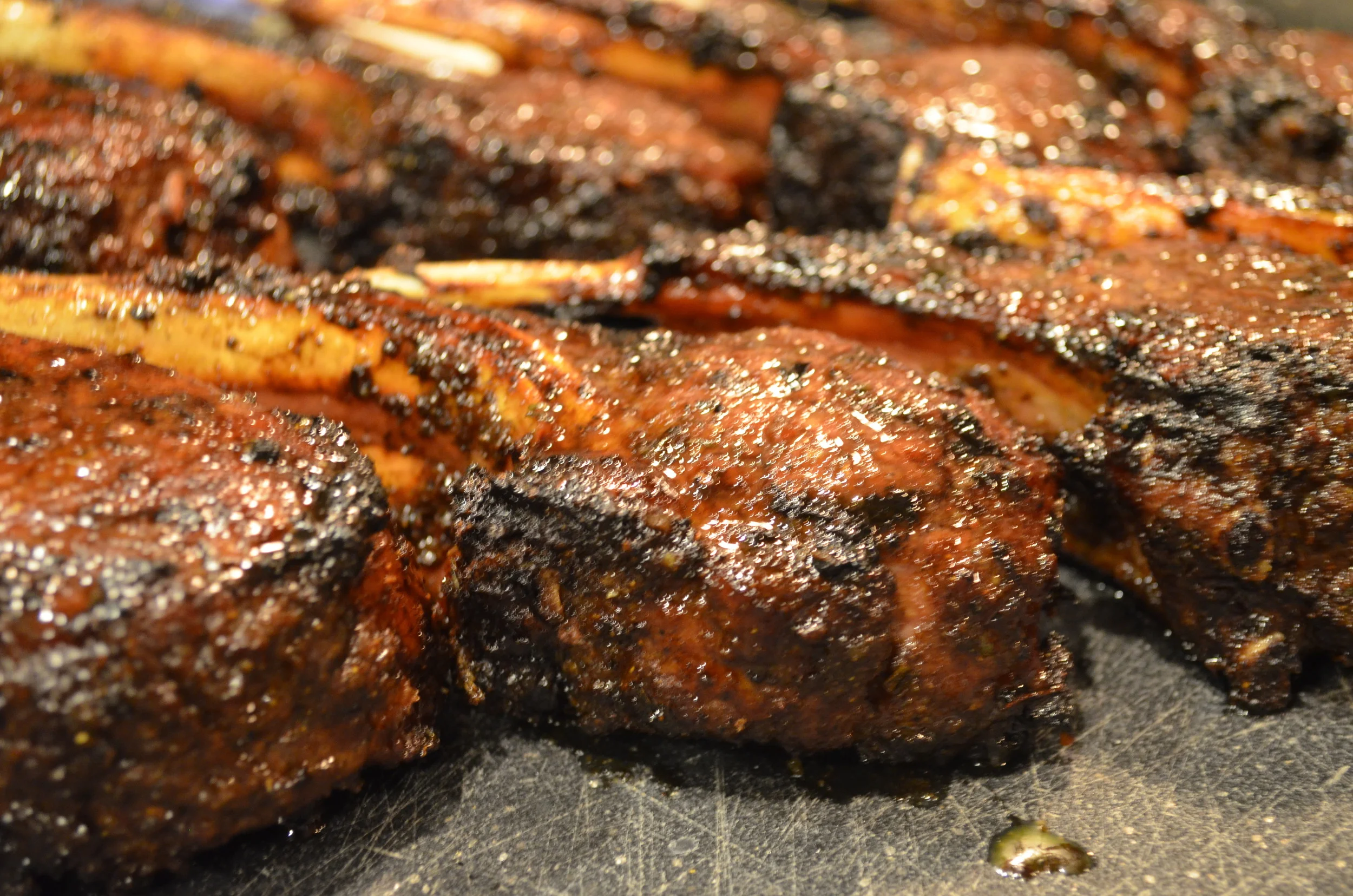 Jerk Central's Double-Cut Jerk Lamb Chops with Rum Mint Sauce!