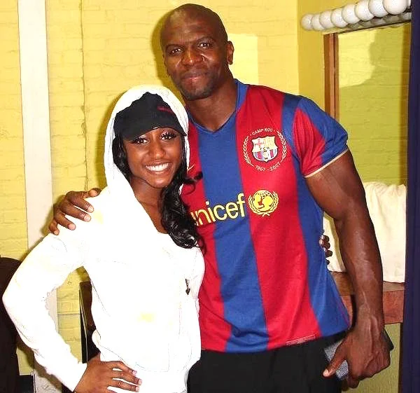 Saleemah Knight and Terry Crews on set.jpg
