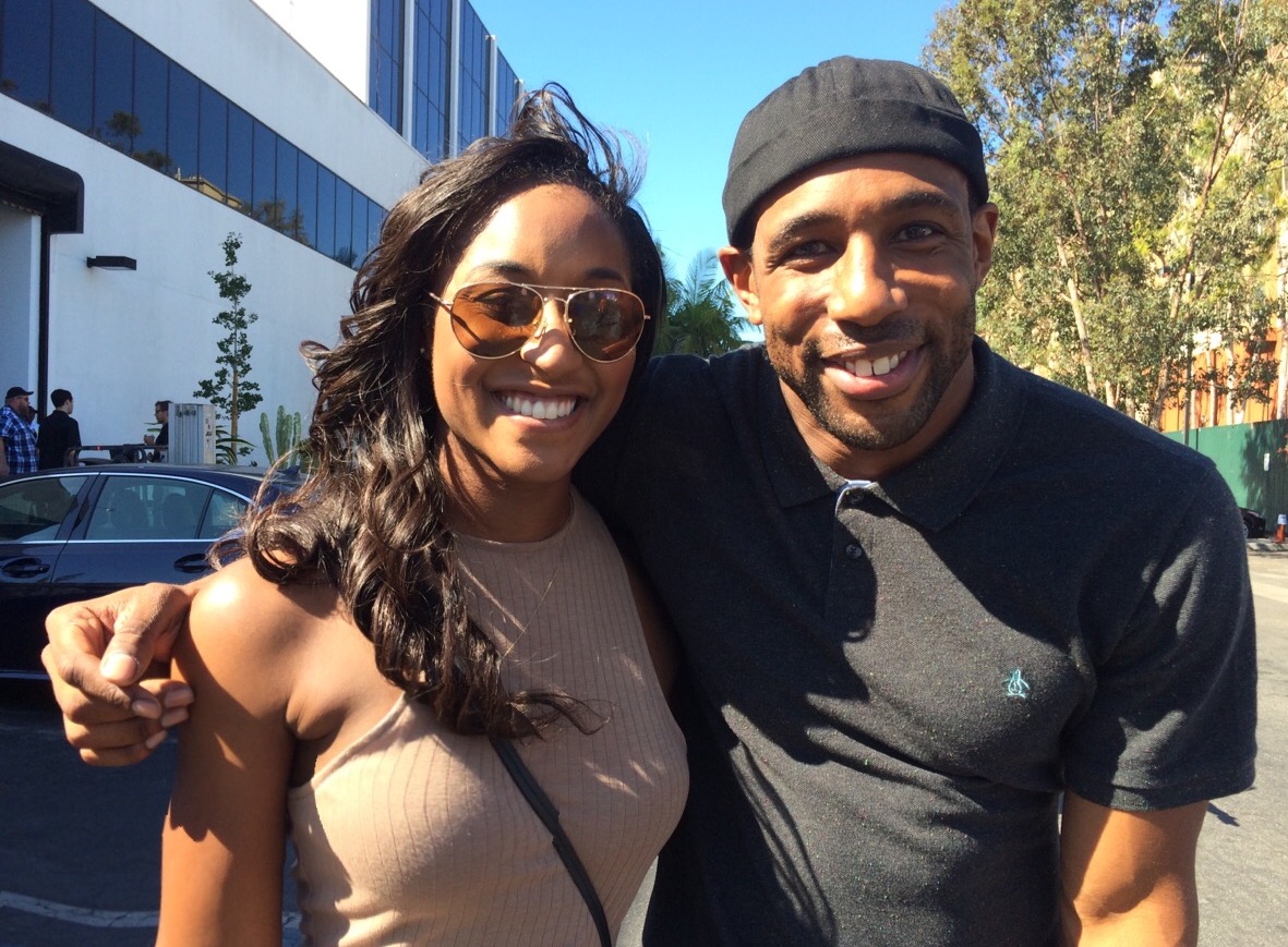 Backstage at "So You Think You Can Dance" (CBS Studios) -Saleemah E. Knight and "Twitch"