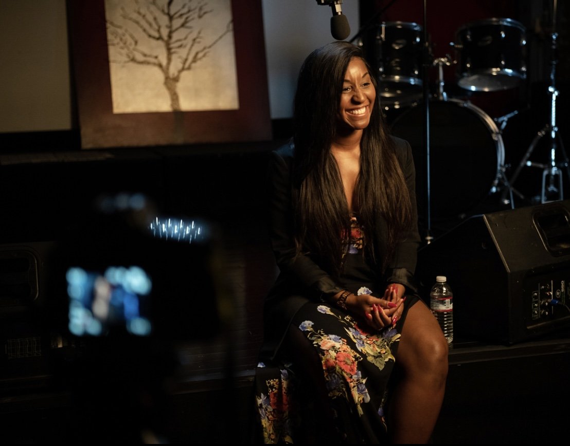 Saleemah E. Knight- On Set as a dance expert filming "Uprooted: The Journey of Jazz Dance" Documentary and Feature Film