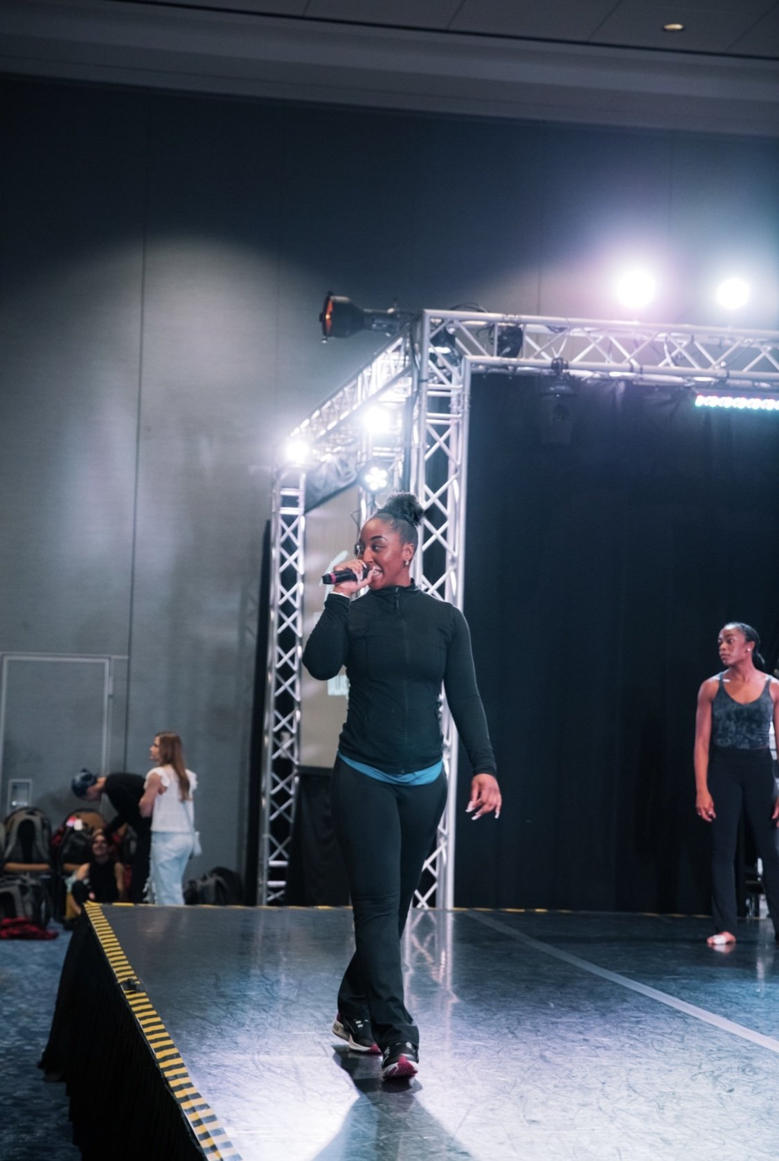 Saleemah E. Knight teaching guest artist master classes for Tremaine Dallas, Summer 2022.