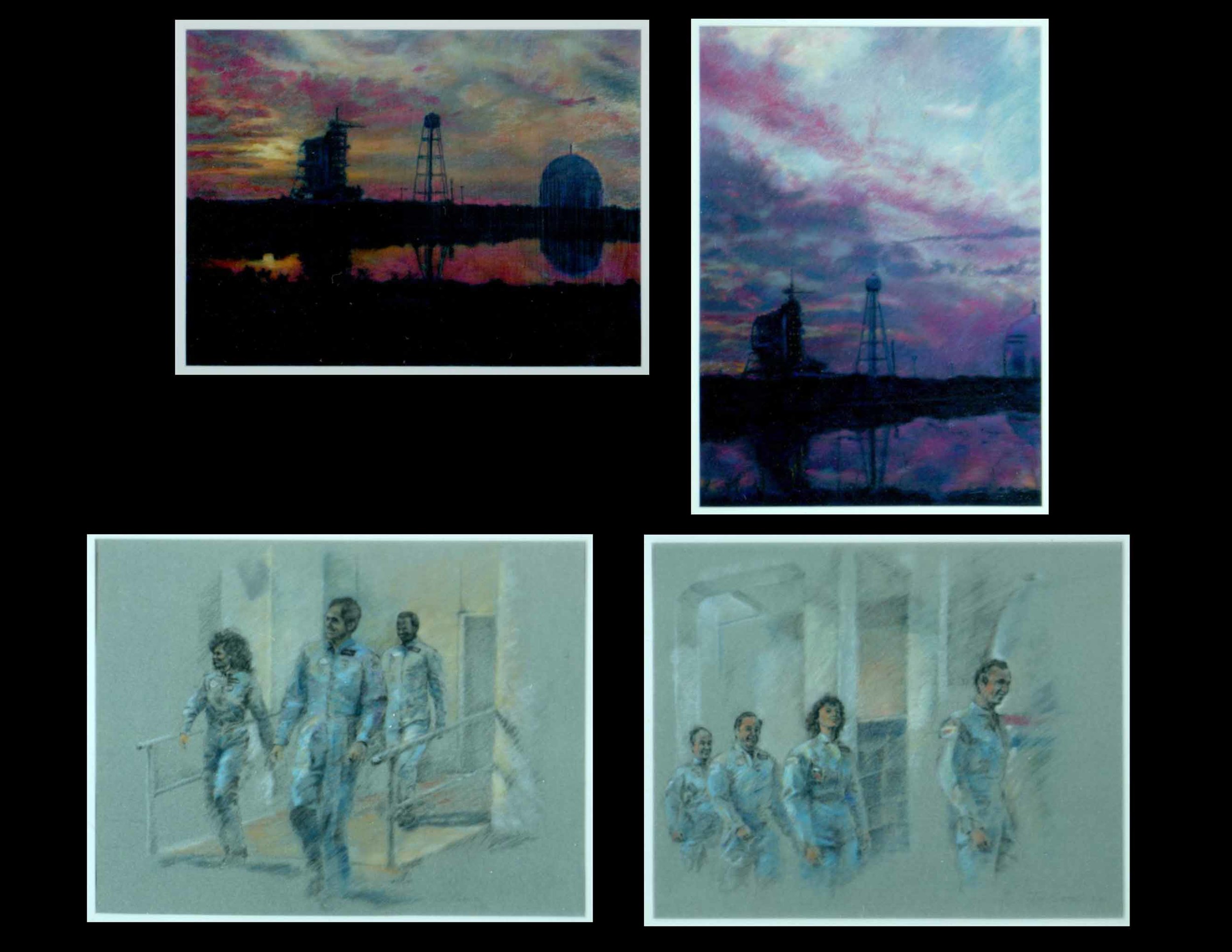 Challenger (Pastel Studies), NASA Art Commission