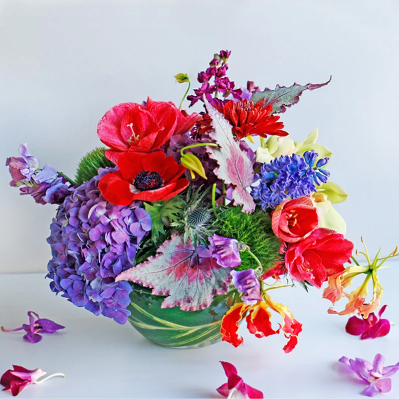 Spellbound (Above) - bright and vibrant blooms will leave your sweetheart breathless.