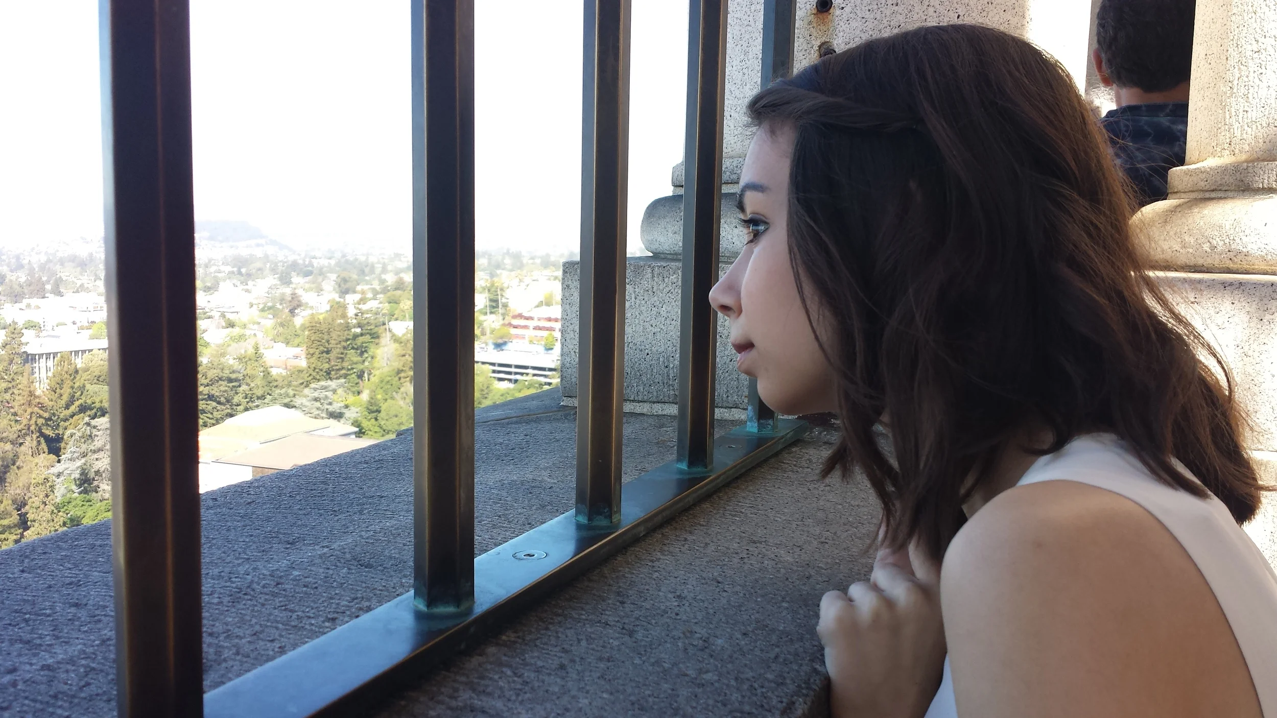 Onj Looking out at the view and contemplating the view.&nbsp;