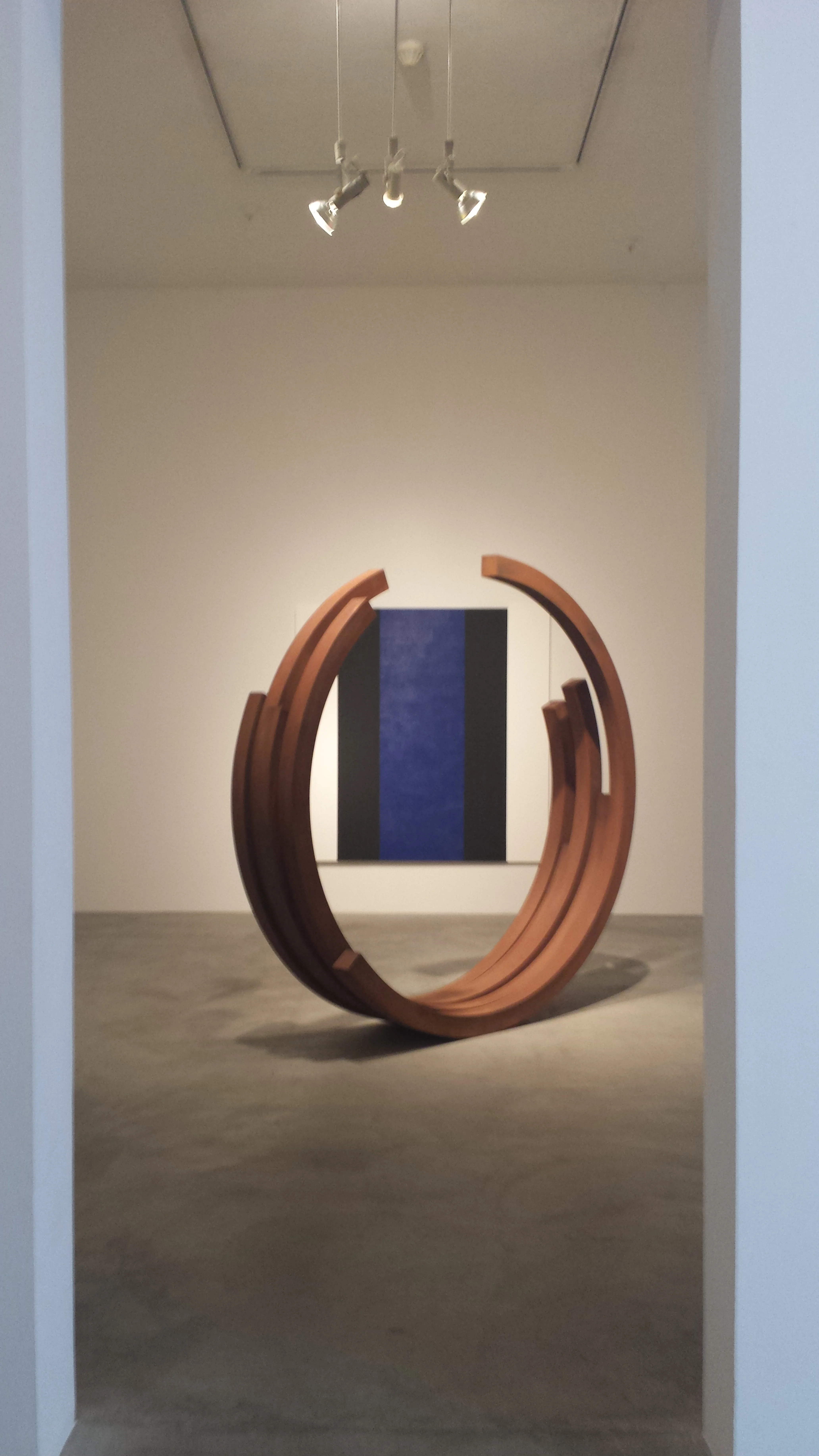 I liked these - the metal sculptures and the painting witch was done by mixing tiny light reflective glass beads into the paint - ACE gallery (please excuse the photos I forgot to bring my nice camera and regretted it the whole trip - all the photos…