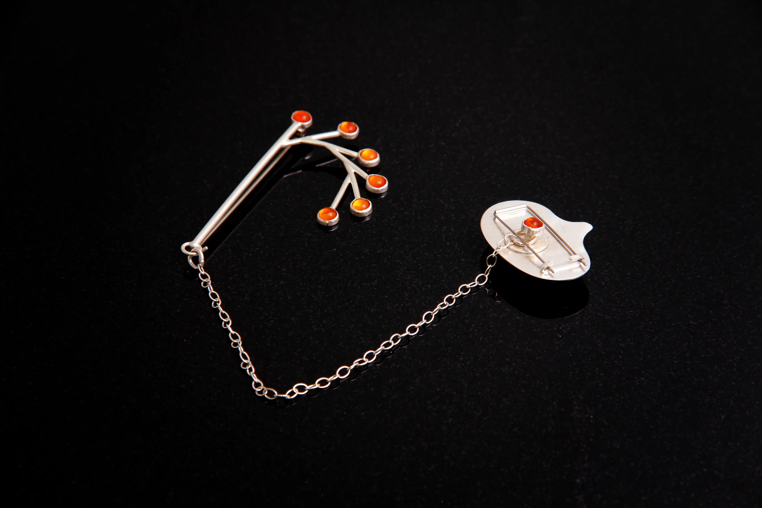 Pant Morphology - brooch one, back. 