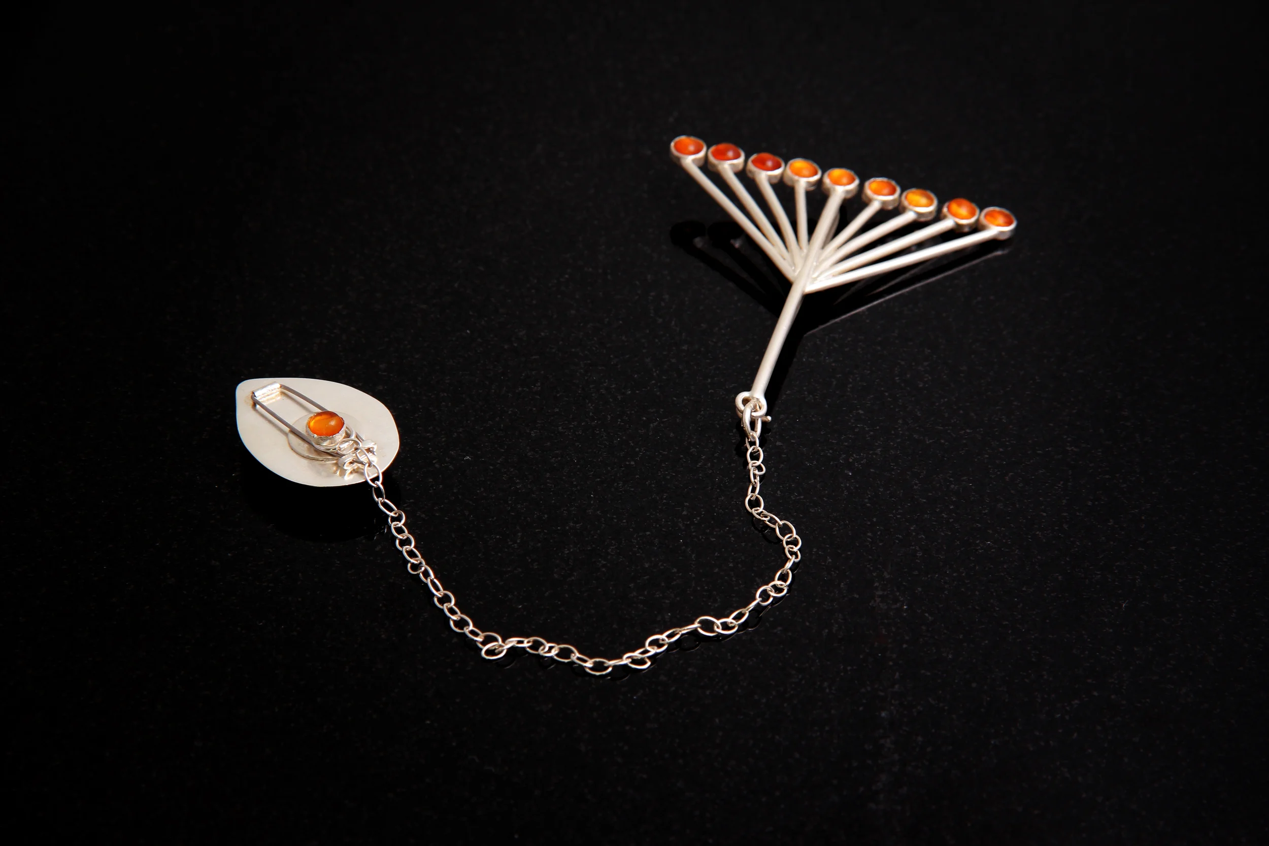 Plant Morphology - brooch two, back 