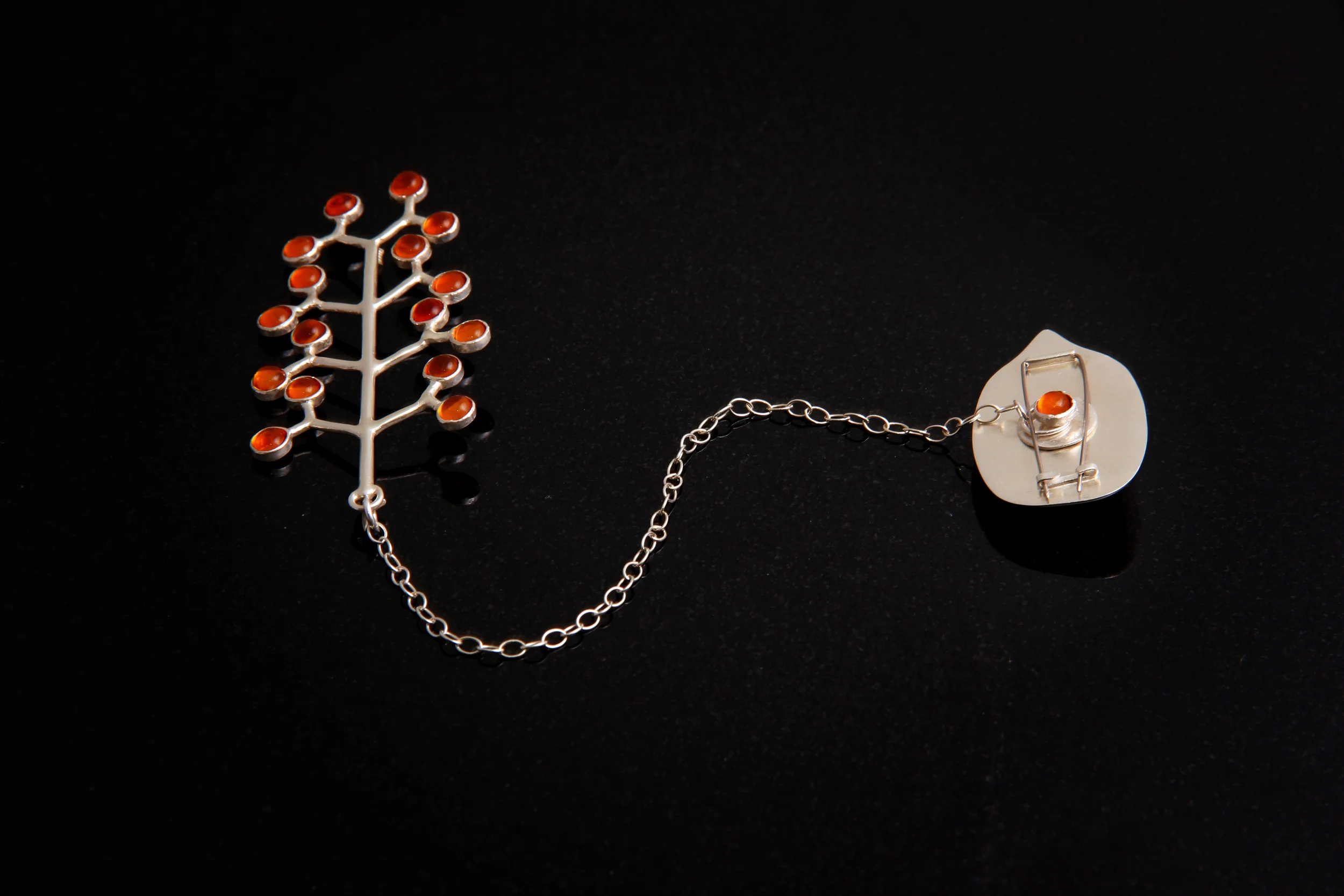 Plant Morphology - brooch three, back 