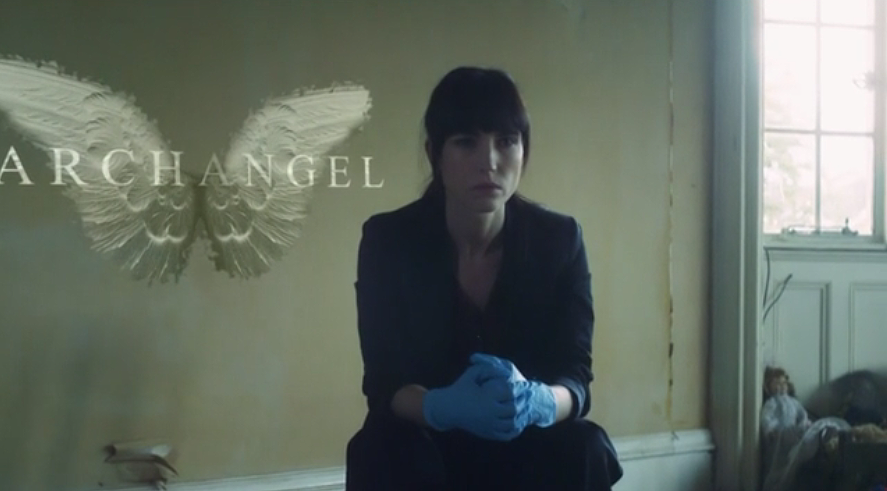 Actress Kojii Helnwein film still from Archangel