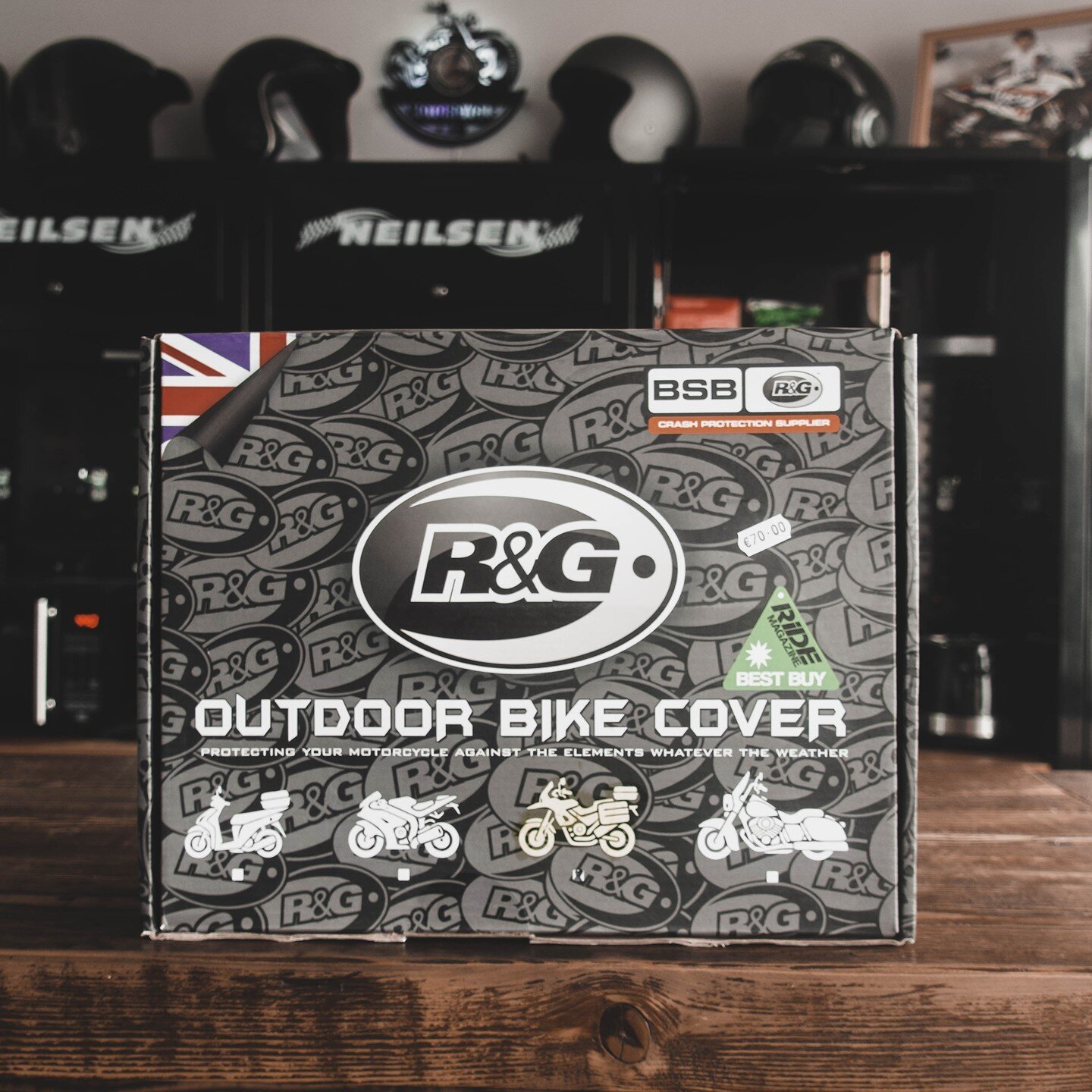 Adventure Bike Outdoor Cover ⁠
&euro;70 ⁠
from @RG_Crashprotection⁠
⁠
The R&amp;G Adventure Outdoor Cover fits on adventure and touring sized bikes and has been redesigned to include many new features. Based off their original award winning Superbike