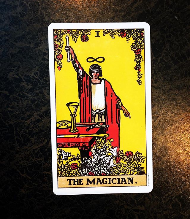 28. What is your favorite tarot card? The Magician. It serves as a powerful reminder to myself that I alone have the tools I need to survive. I have all the tools I need. Yes, I can still learn. Yes, I can continue to hone my skills. But I have been 