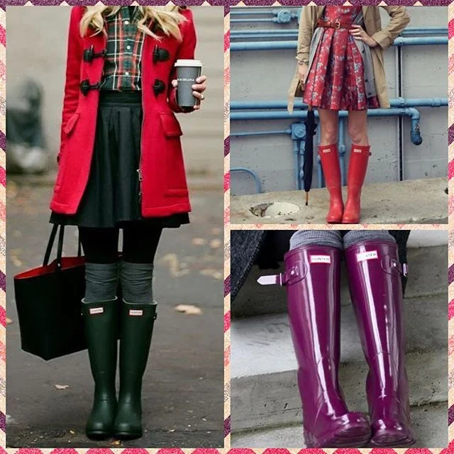 {Inspiration} ☔️👢❤️ Para dias chuvosos e friozinho, nada melhor que as AMADAS BOOTS!!! O mais legal &eacute; que podemos transform&aacute;-la num "acess&oacute;rio" e utiliza-la como ponto focal do look 😉. Meninos tamb&eacute;m podem usar