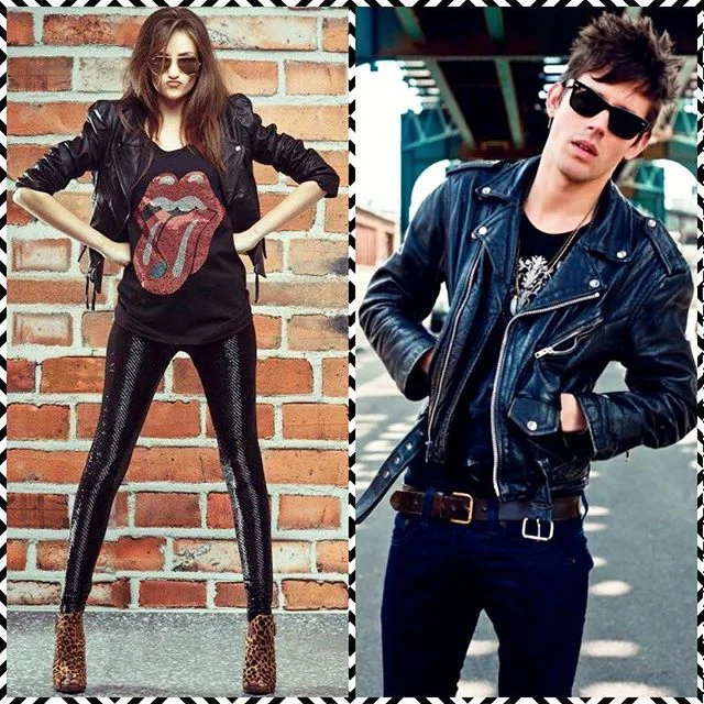 {Mood} Hoje &eacute; dia de ROCK ✌🏻️💀 BB....Para celebrarmos hoje, dia internacional do rock, seguem 2 sugest&otilde;es rocket style 👊🏻💥.
Gostam?!!
#fashion #streetstyle #womanstyle #manstyle #rockstyle #style #stylish #mood #ConsultorDeImagemEE
