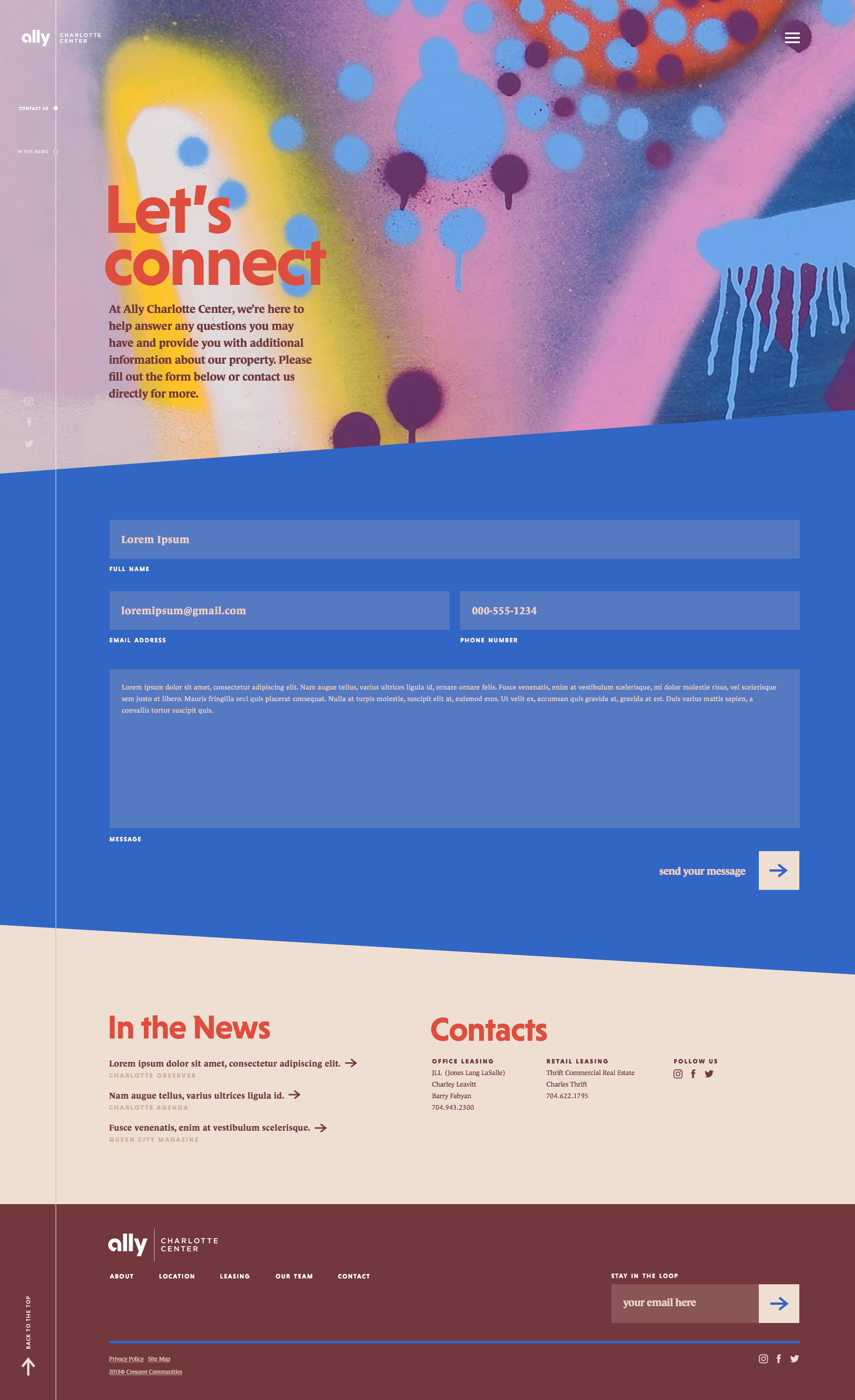 I love the direction the client picked and how everything turned out. However, some cool exploration happened outside of this direction for our initial presentation. Below are the two other directions we presented.