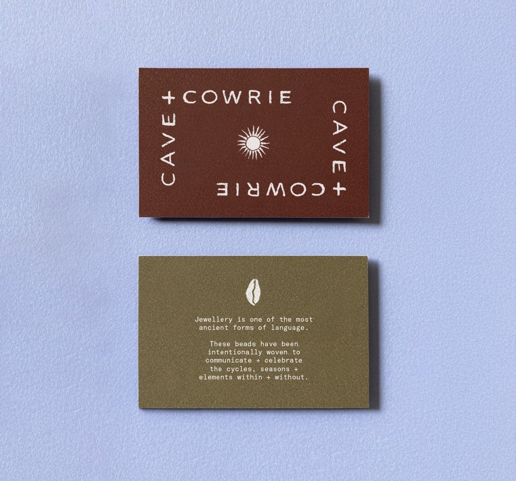 Cave + Cowrie
Brand identity,  Creative Direction