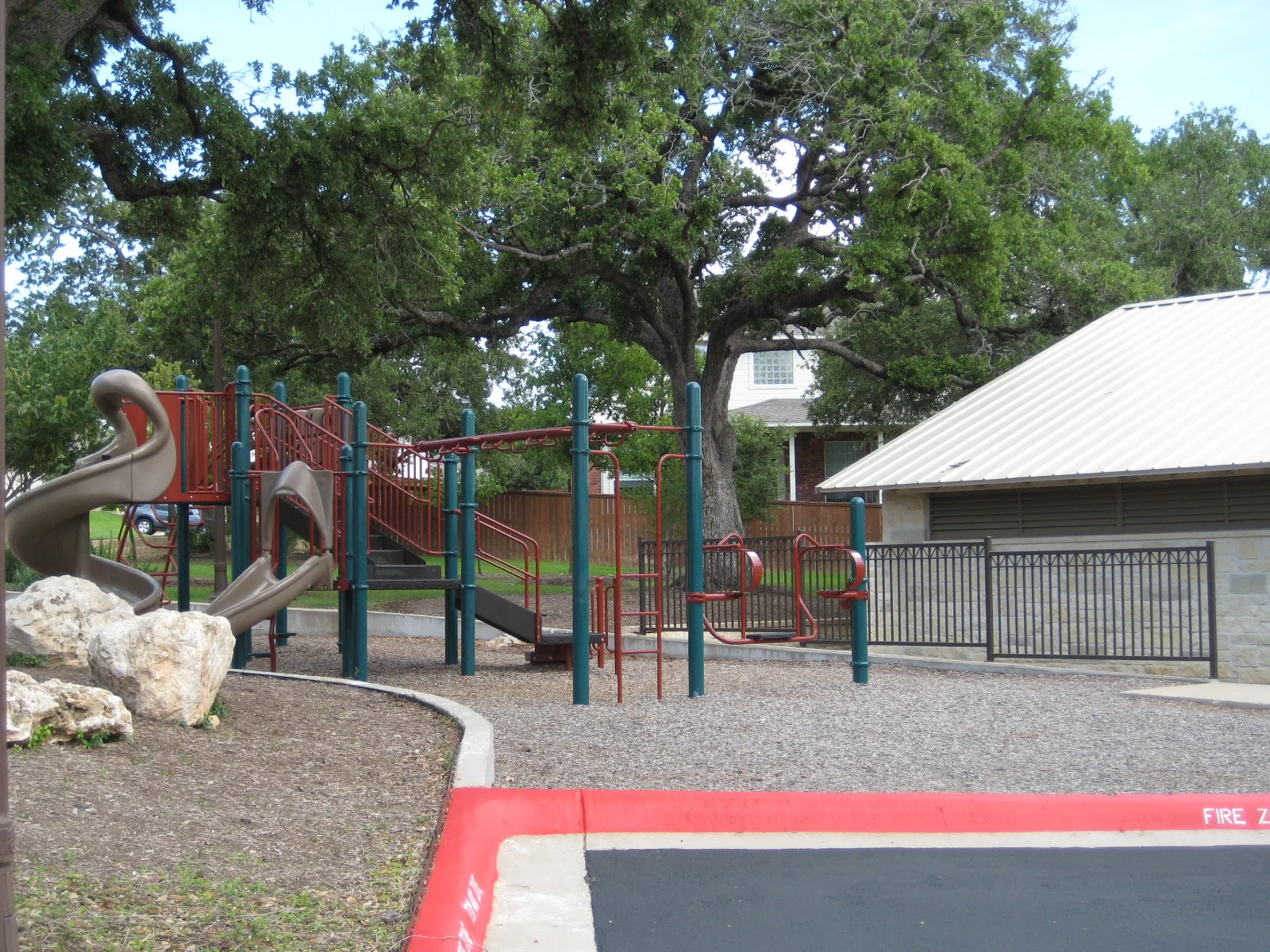 One of many playground facilities within Avery Ranch