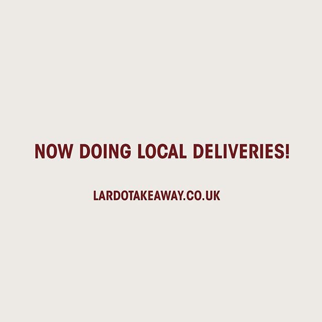 Enjoy the best pizza in Hackney, organic Italian wines and amazing local beers...all from the comfort of your own home. 👍🏼 #lardolondon #delivery