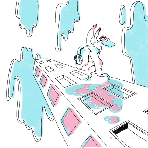 animation mental disorder GIF by Qieer Wang.gif